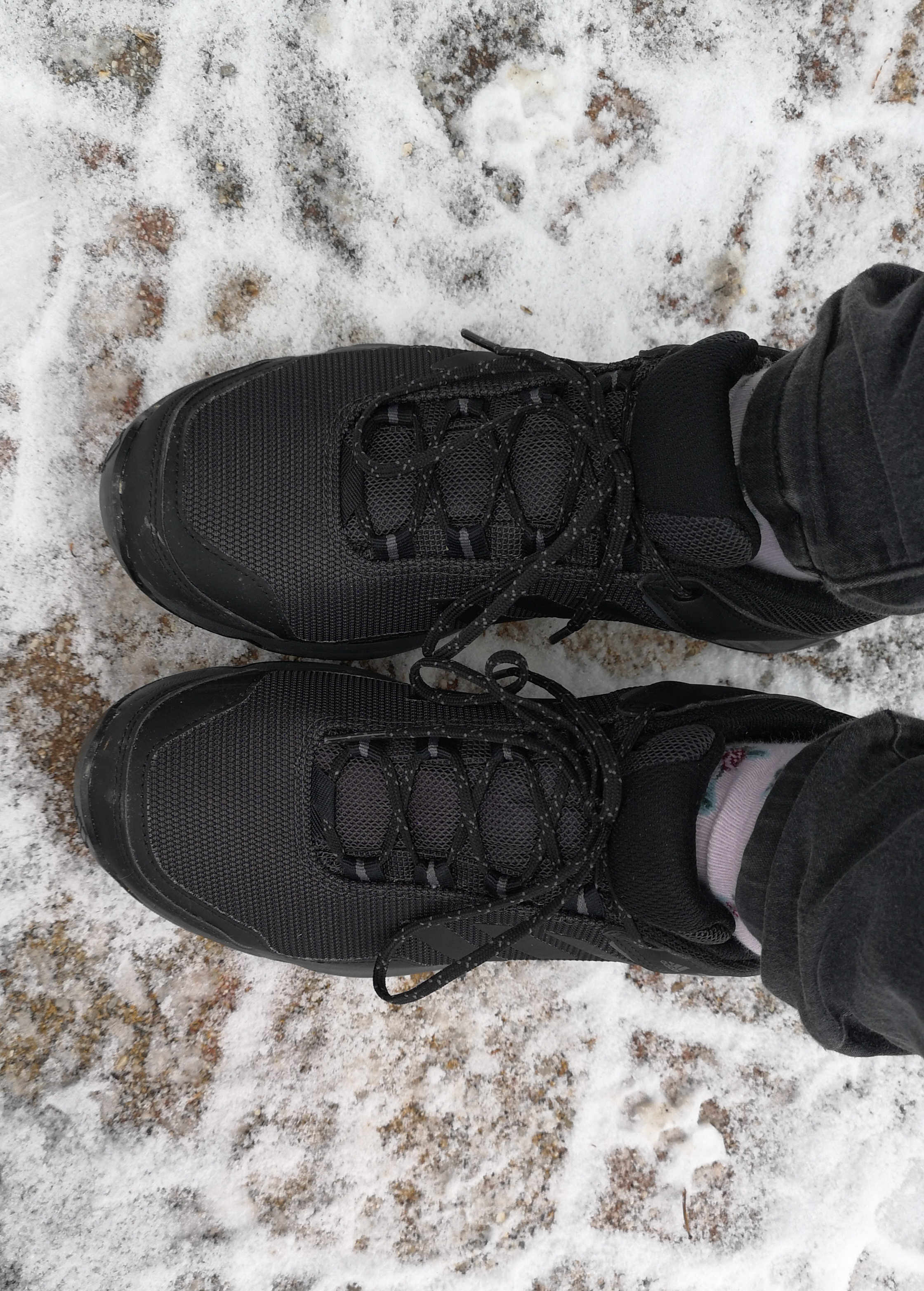 Schuhe in Verwendung