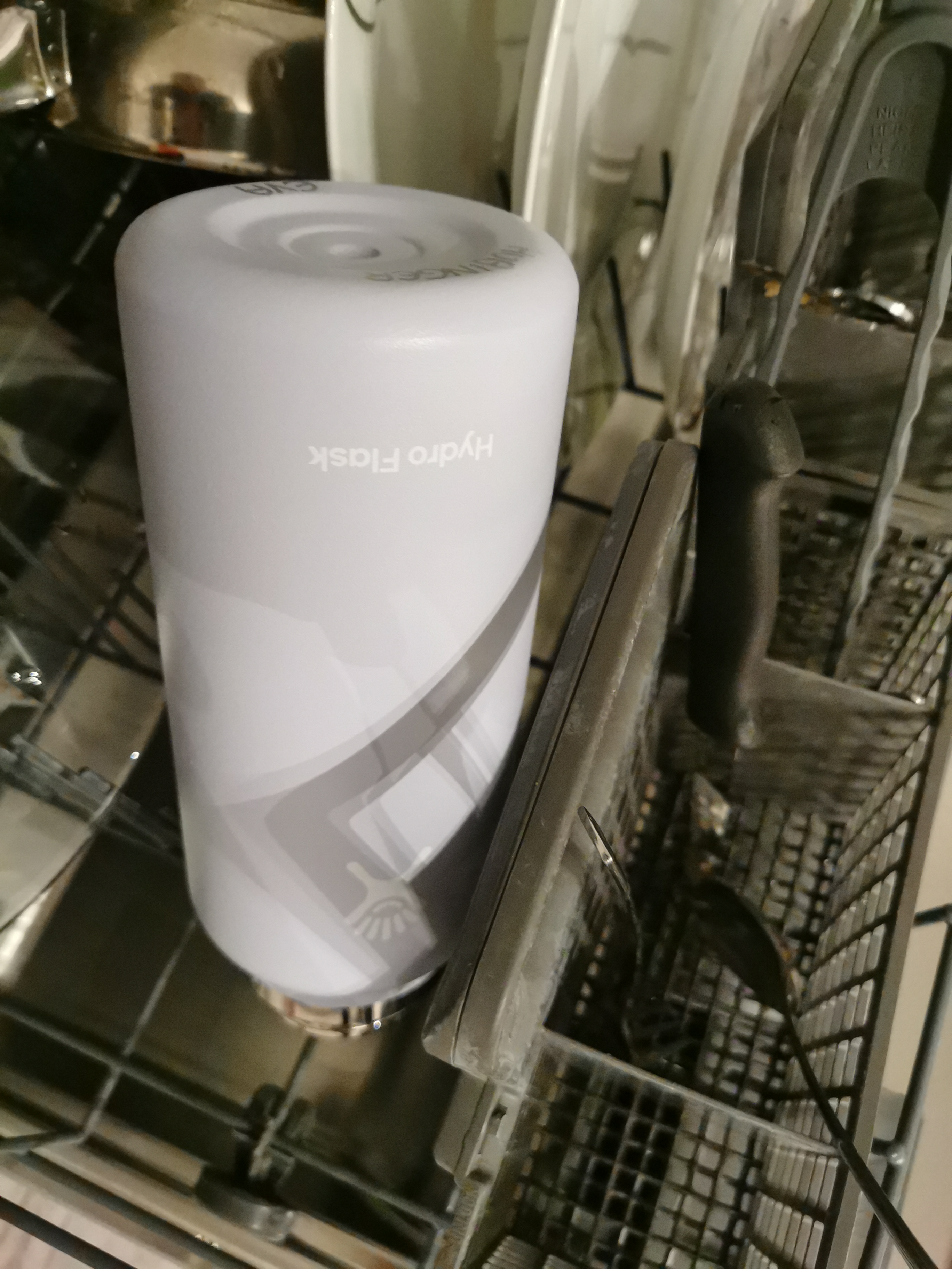 Flasche in der Spülmaschine