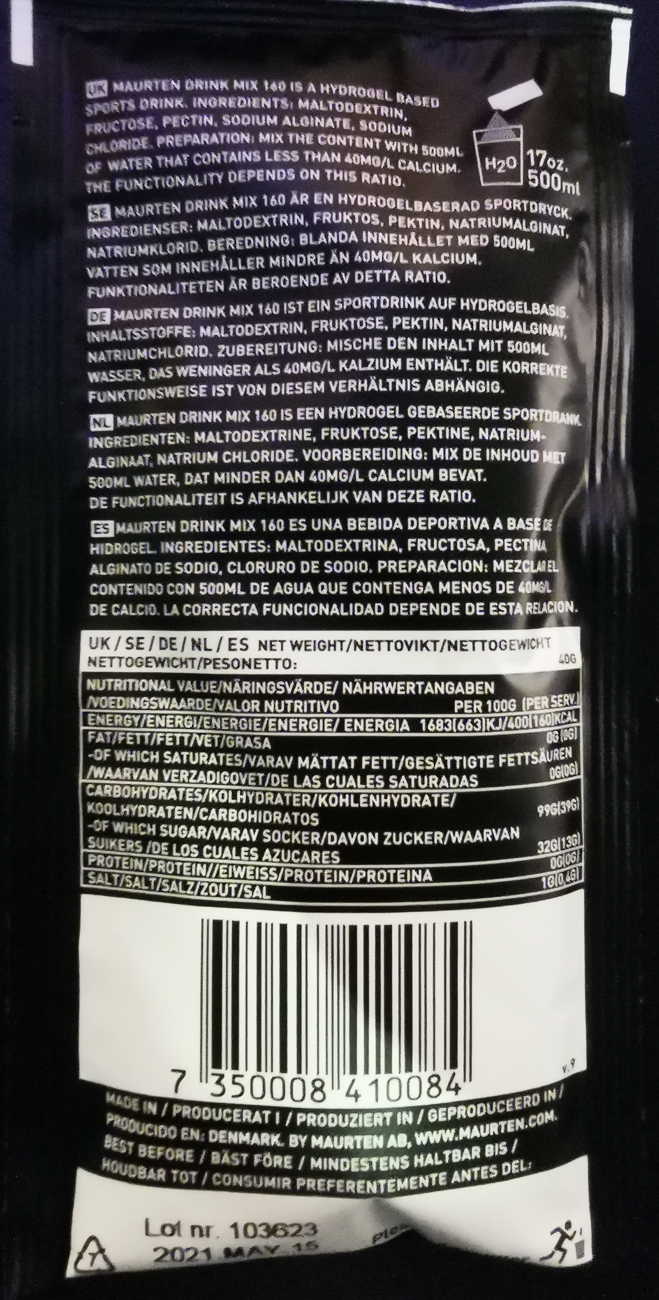 Beutel Drink Mix 160