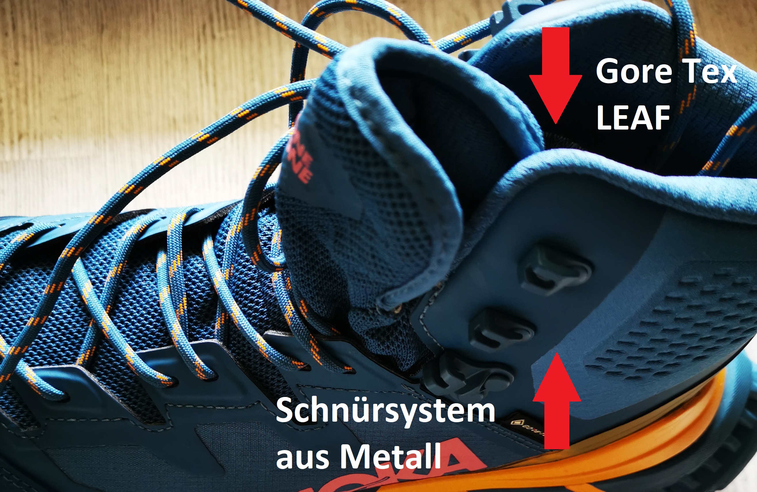 Schnürsystem und Innenschuh