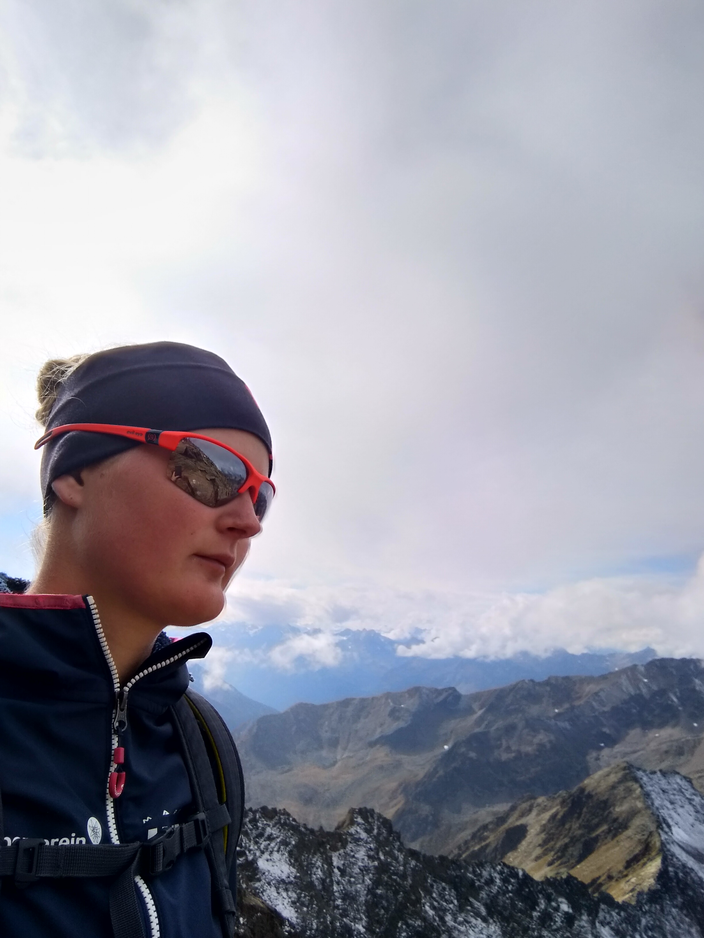 Ich mit Bergpanorama