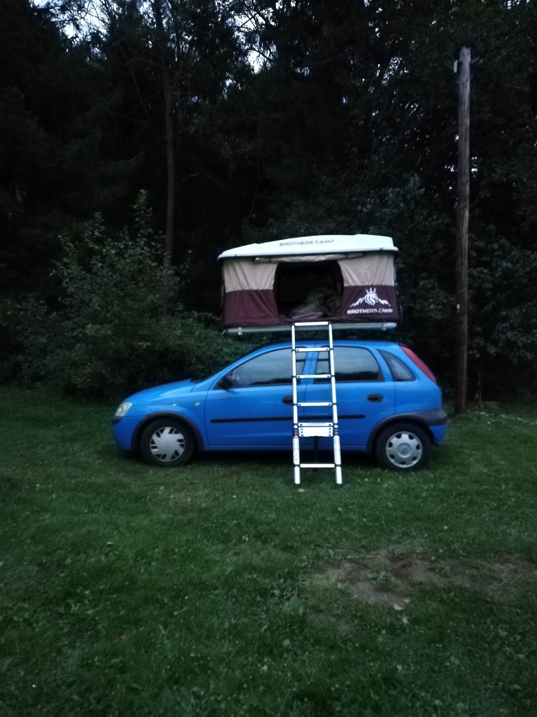 Dachzelt offen