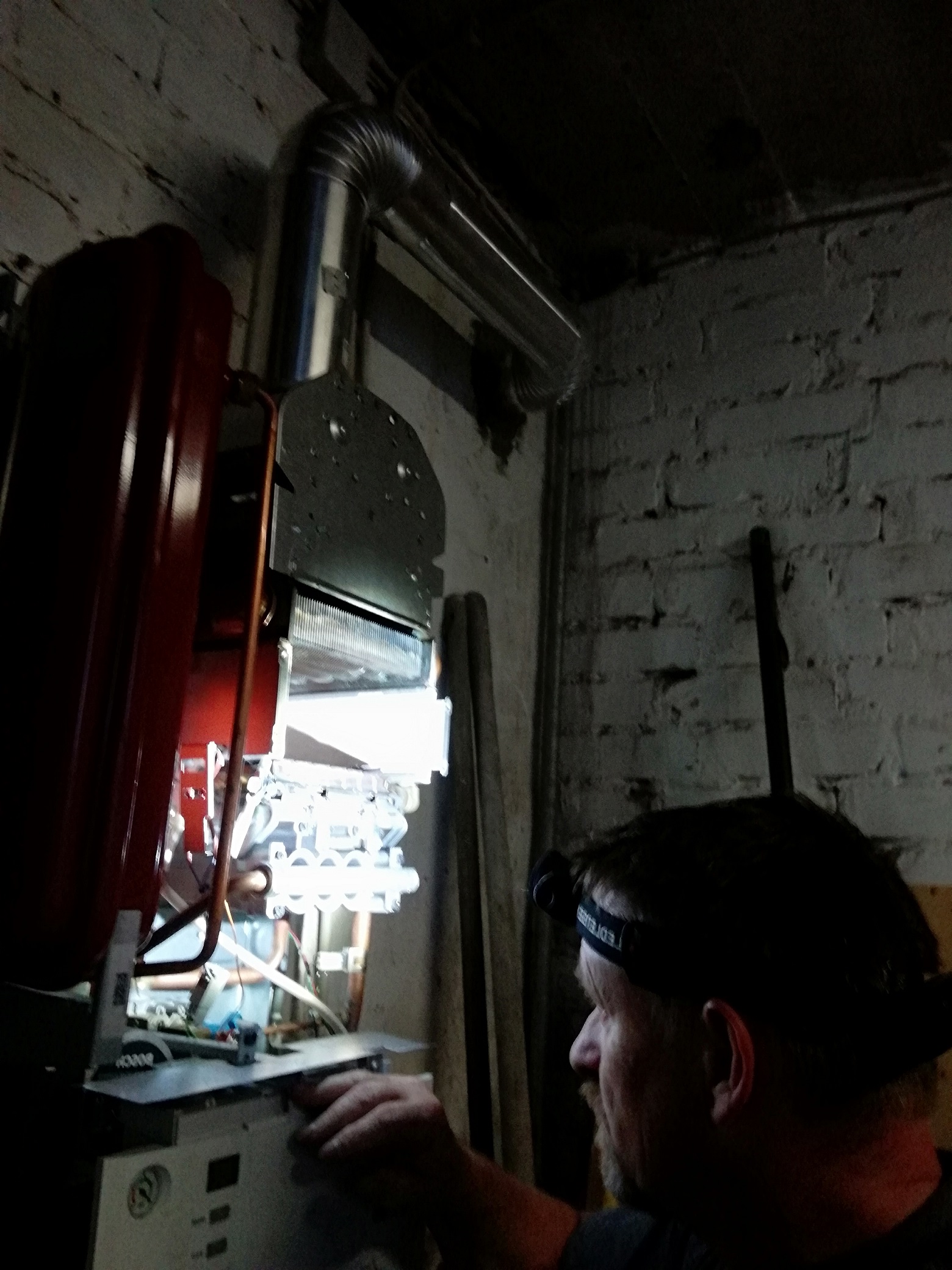 Lampe bei der Arbeit