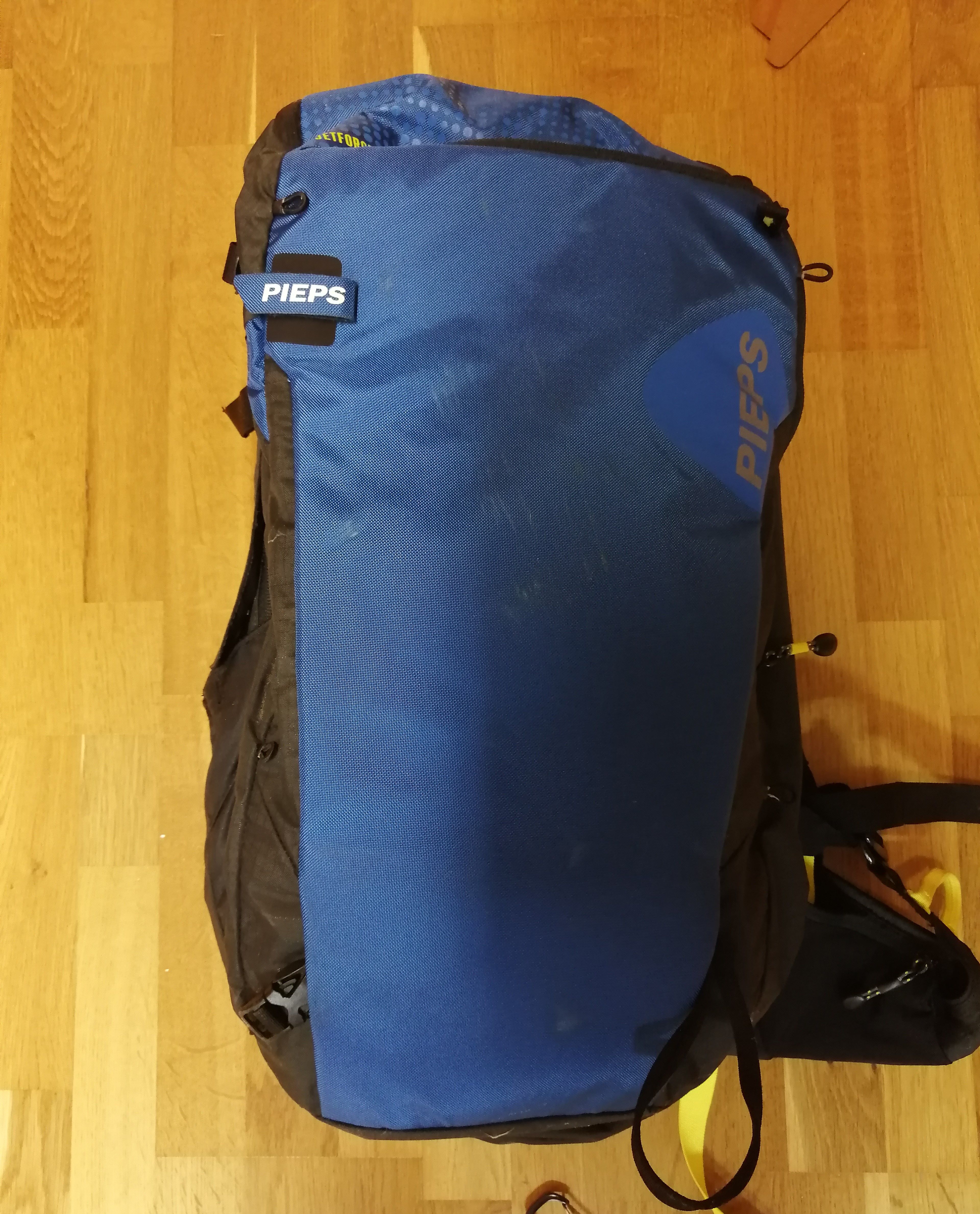 Vorderseite des Rucksacks