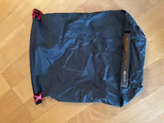 beschrifteter packsack