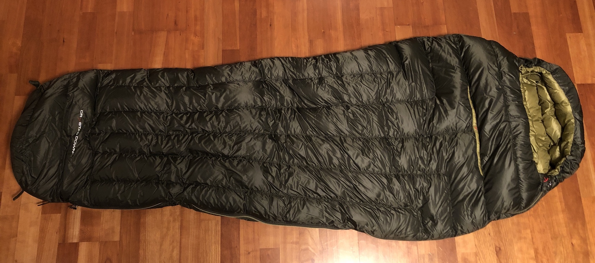 Der SChlafsack gesamt