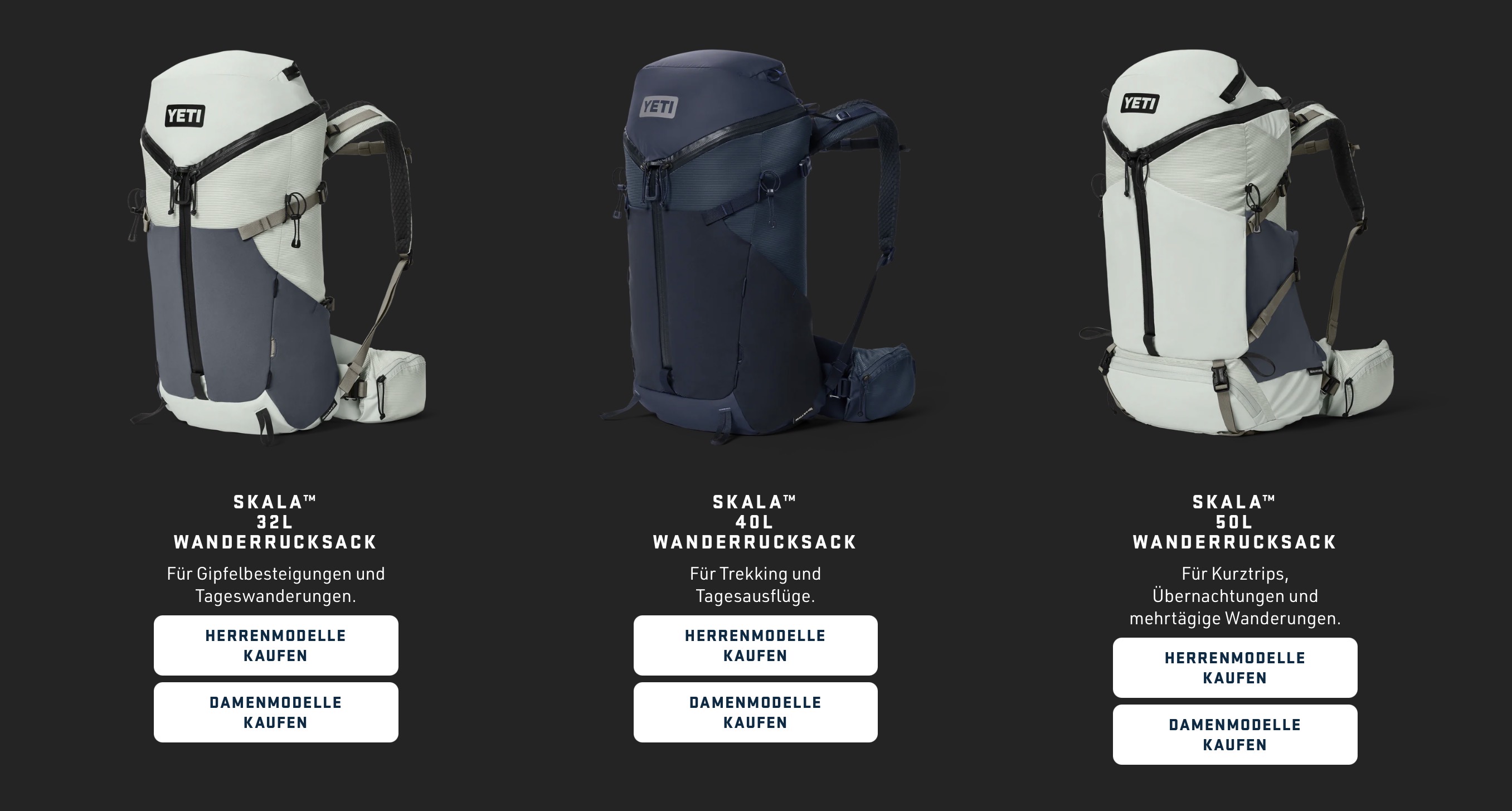 Der kompetente OUTSIDEstories-Test: Der Yeti Skala mit 32 Liter