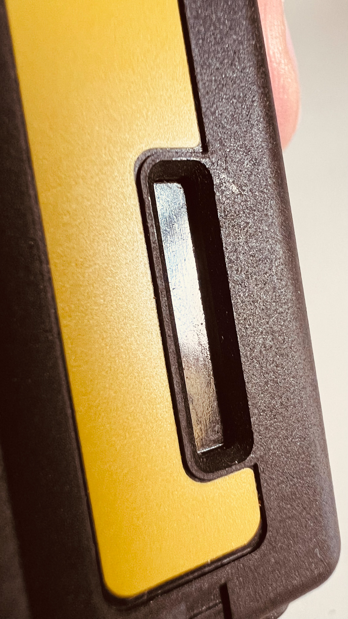 kleines Fenster für Füllstand