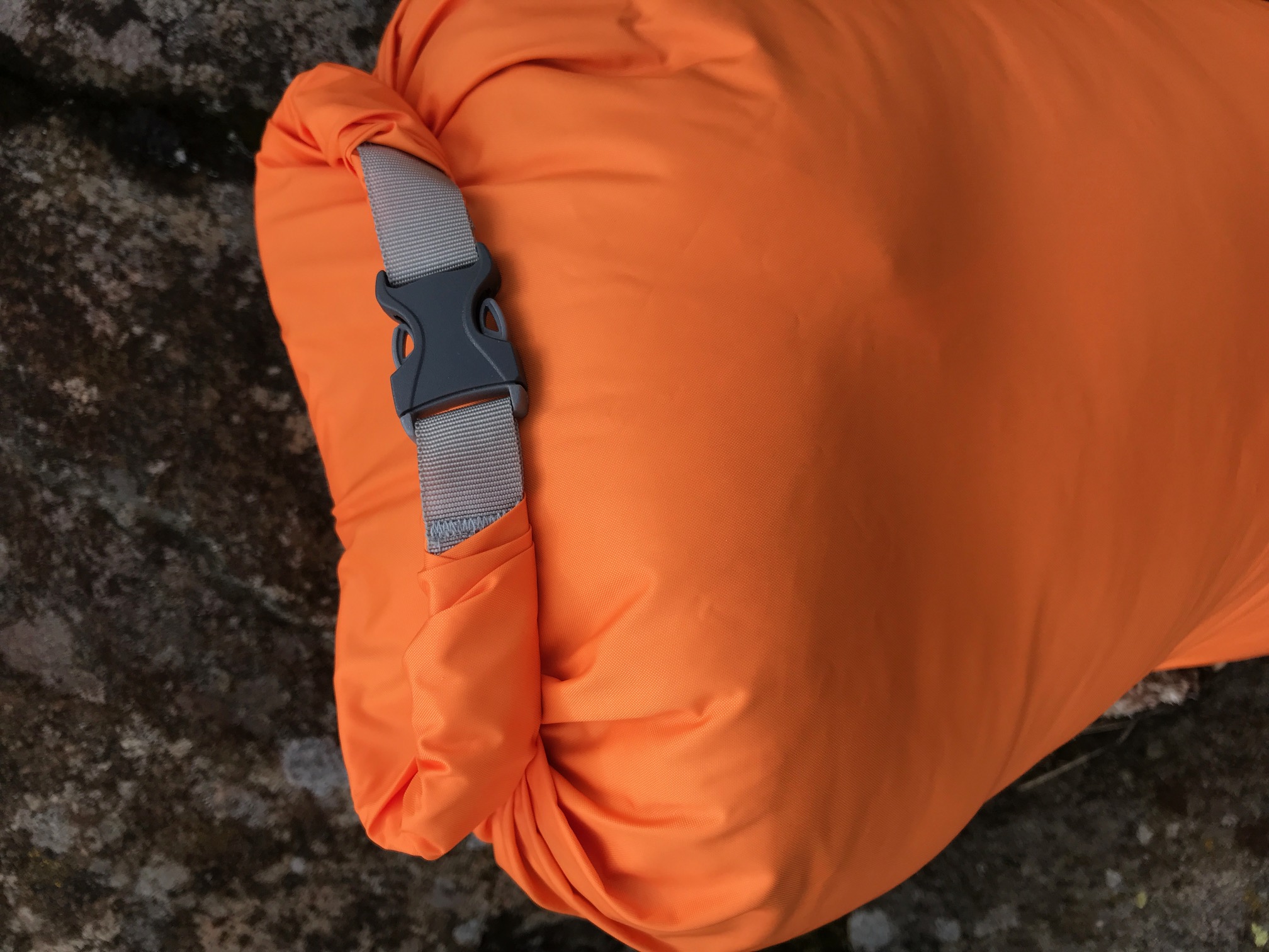 Verschluss des Packsacks