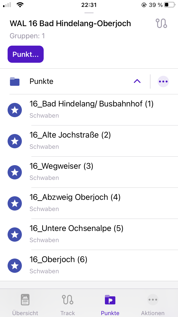 Wegpunkte OsmAnd