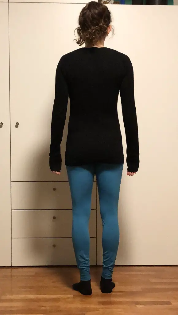 Ich mit dem Shirt von hinten