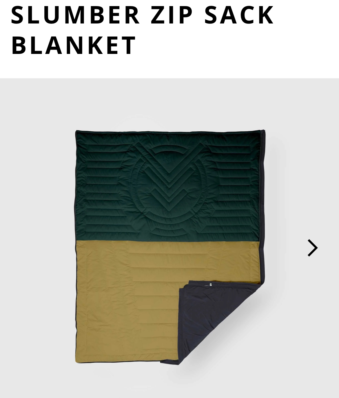 Slumber Zip Sack Blanket