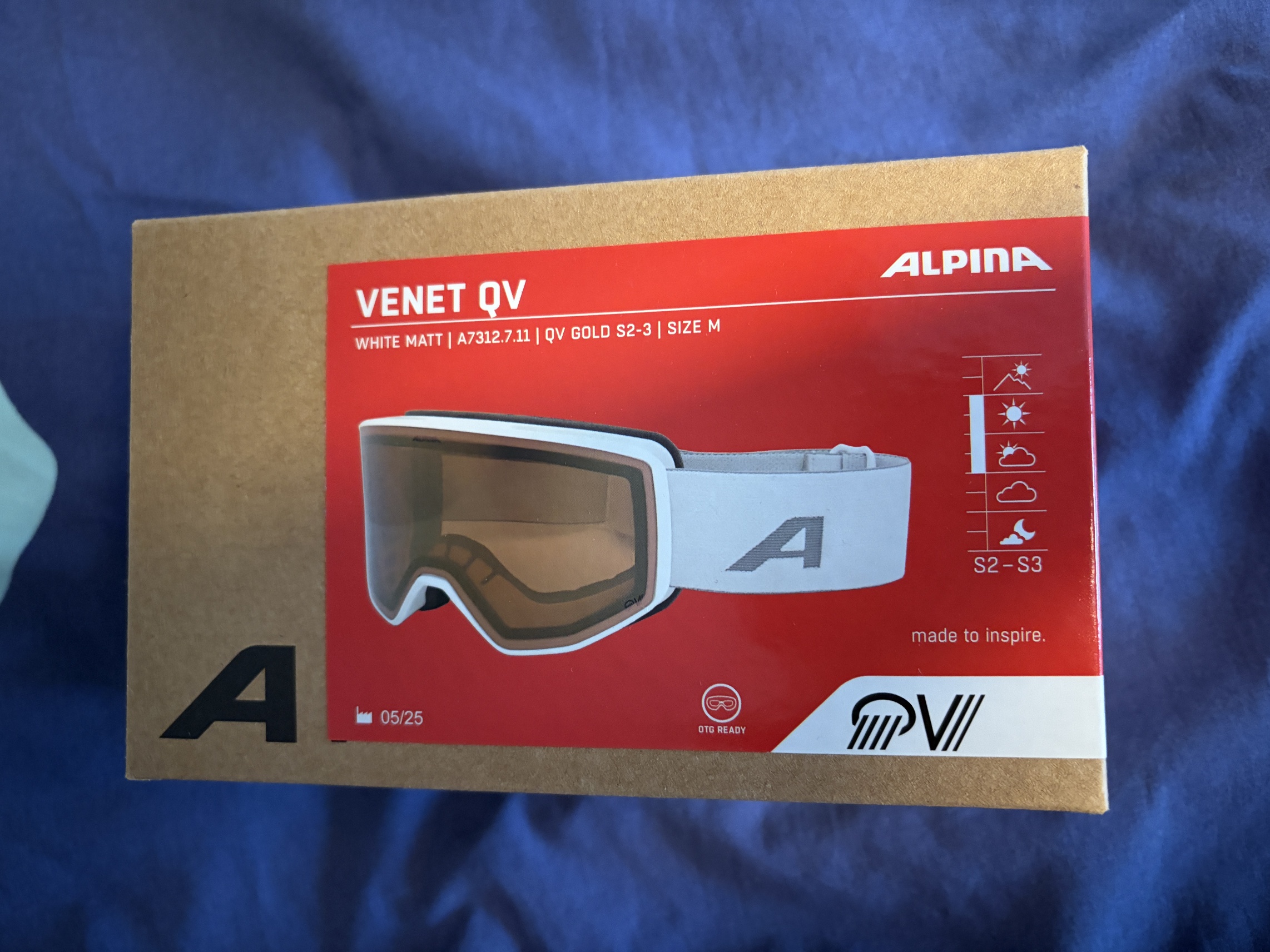 Die Verpackung mit Angaben zur Verwendung