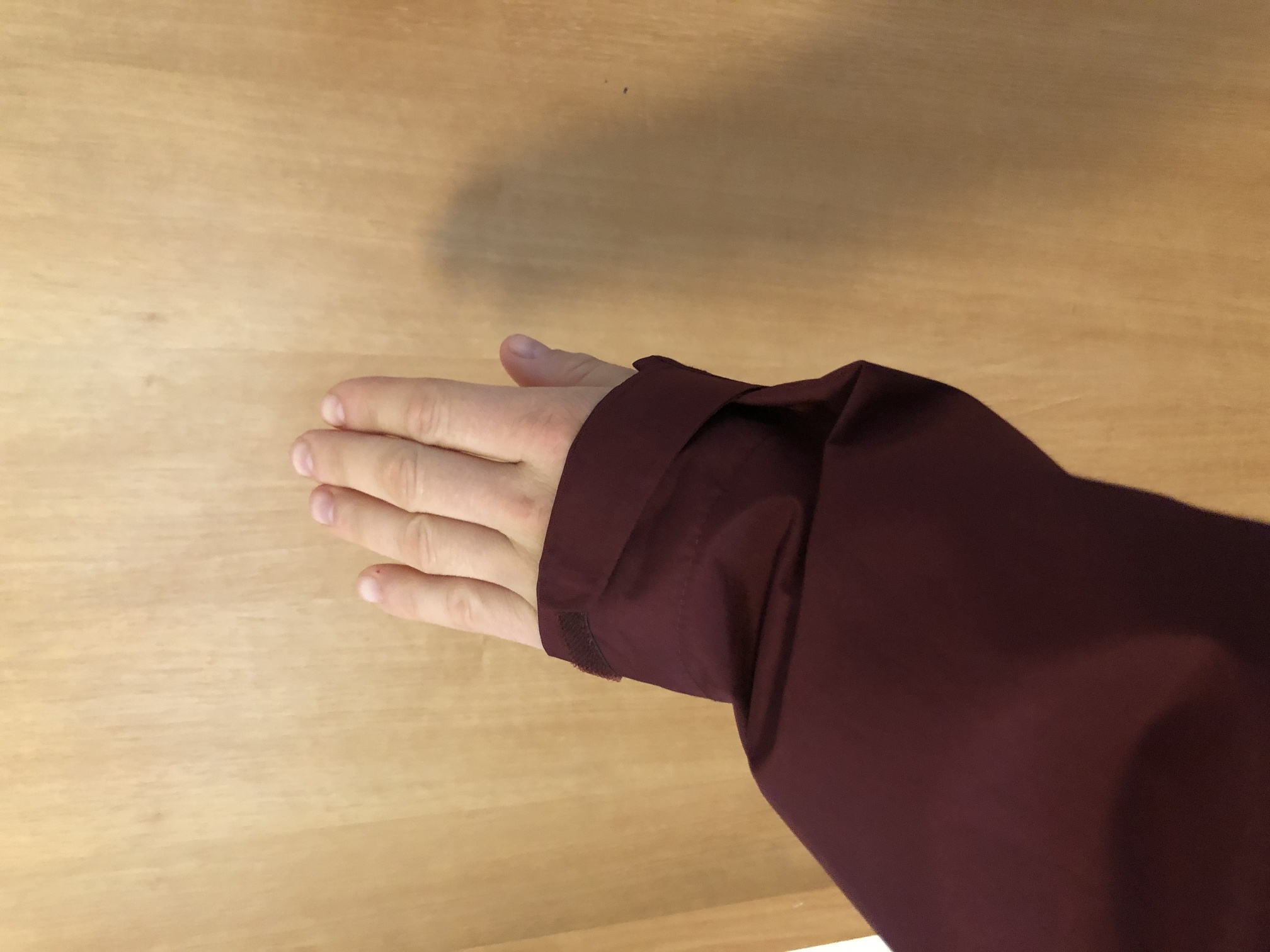 Ärmel der Jacke