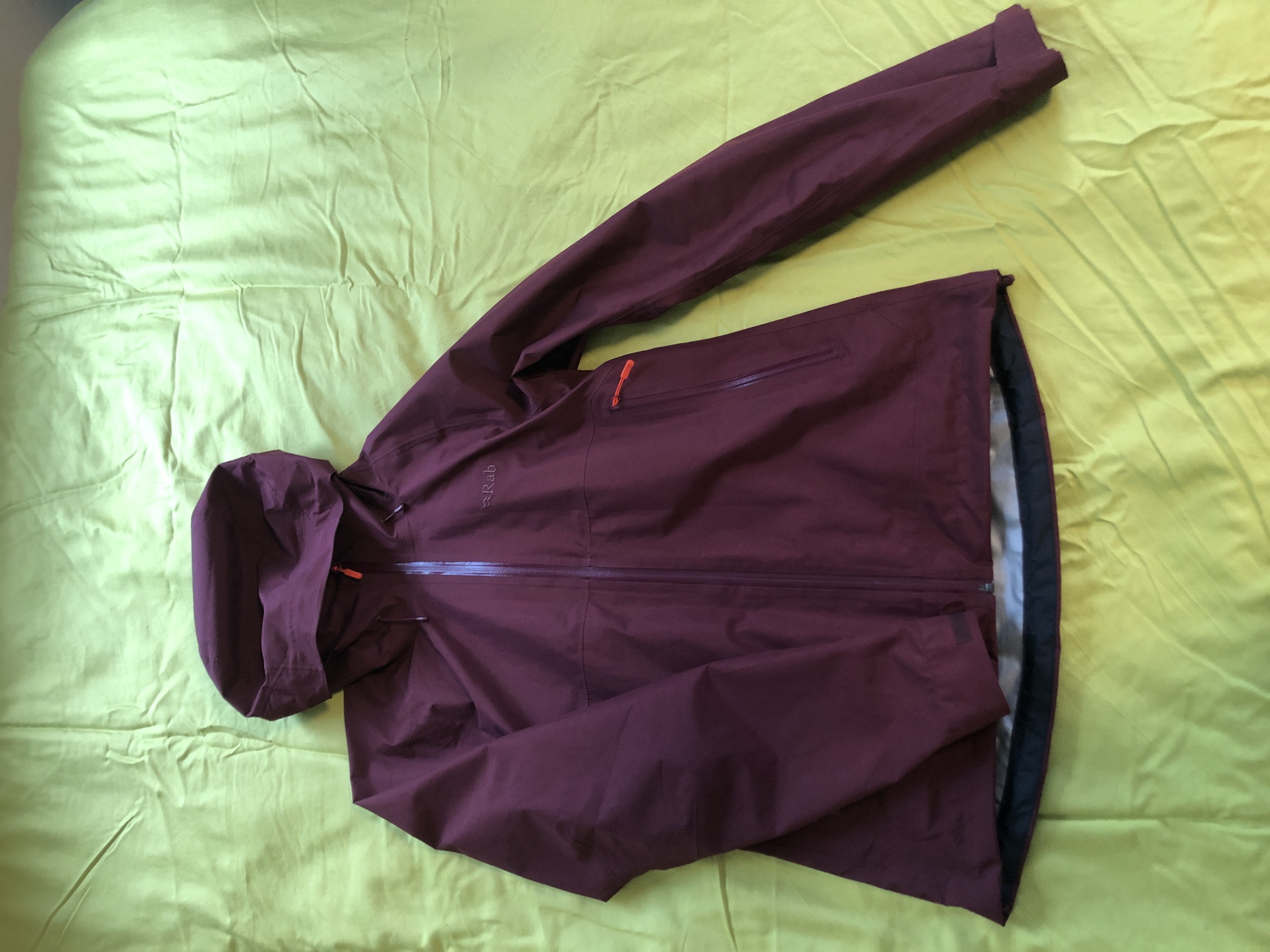 Die Jacke von vorne