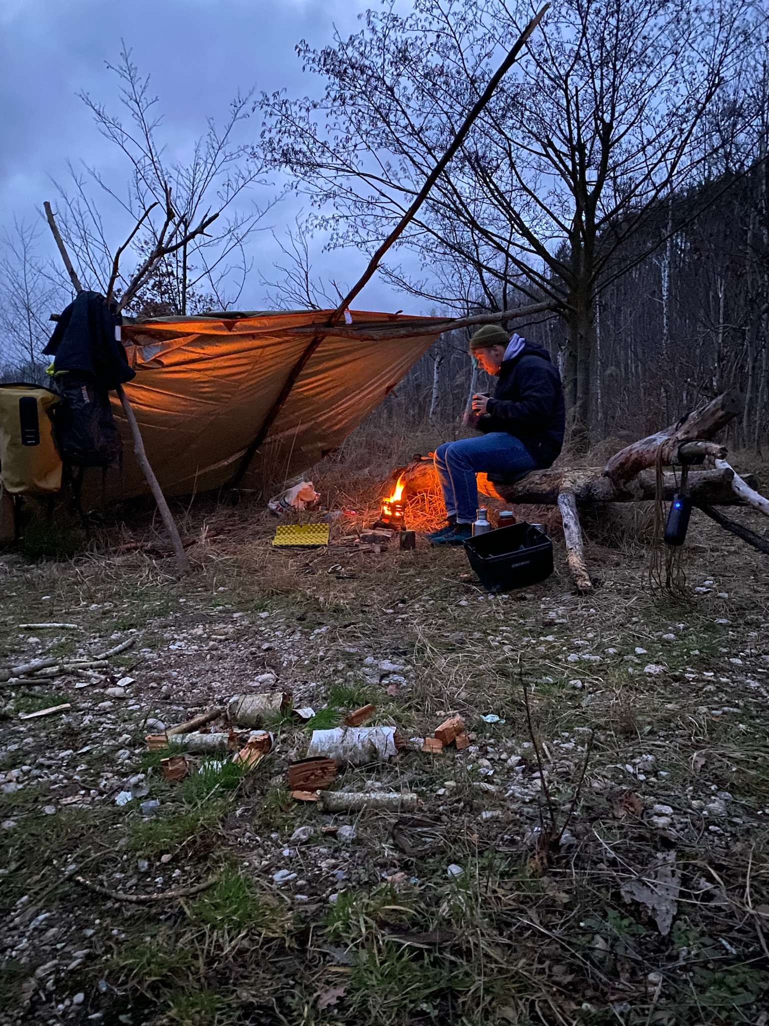 Tarp mit Isolationsschicht
