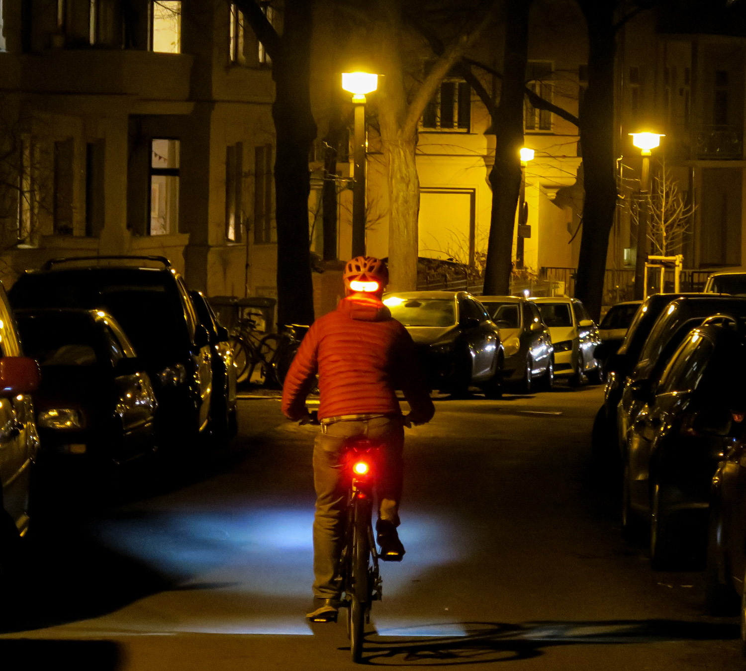 Bremslicht in der Nacht 2