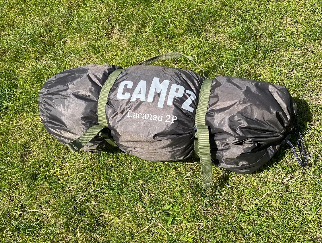 Zelt im Packsack
