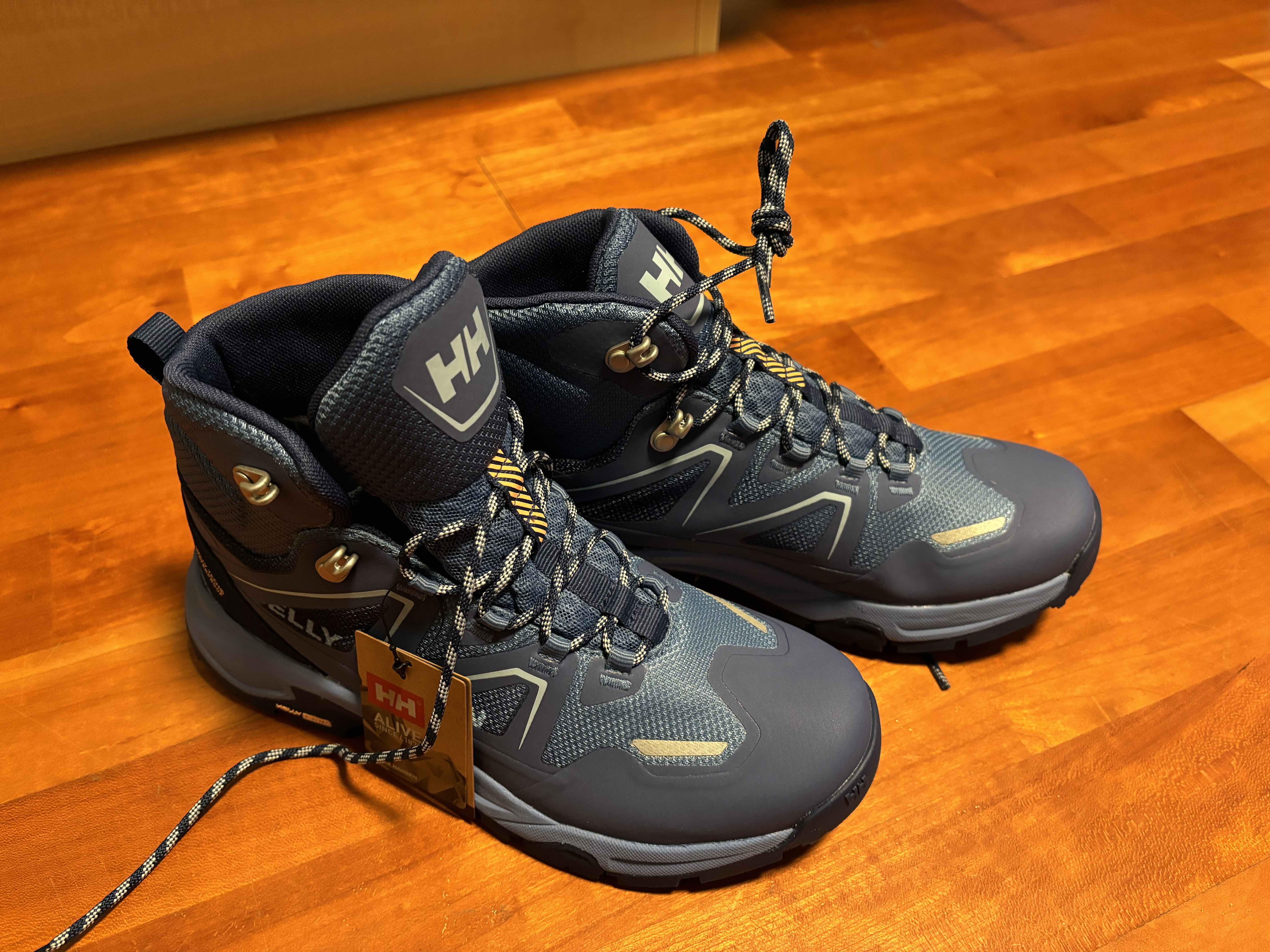 Die Schuhe nach dem ersten Auspacken