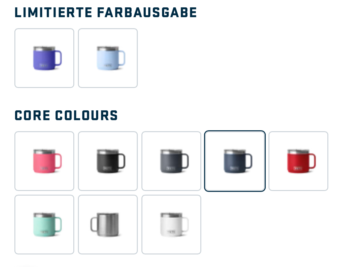 Rambler Tasse Farbauswahl