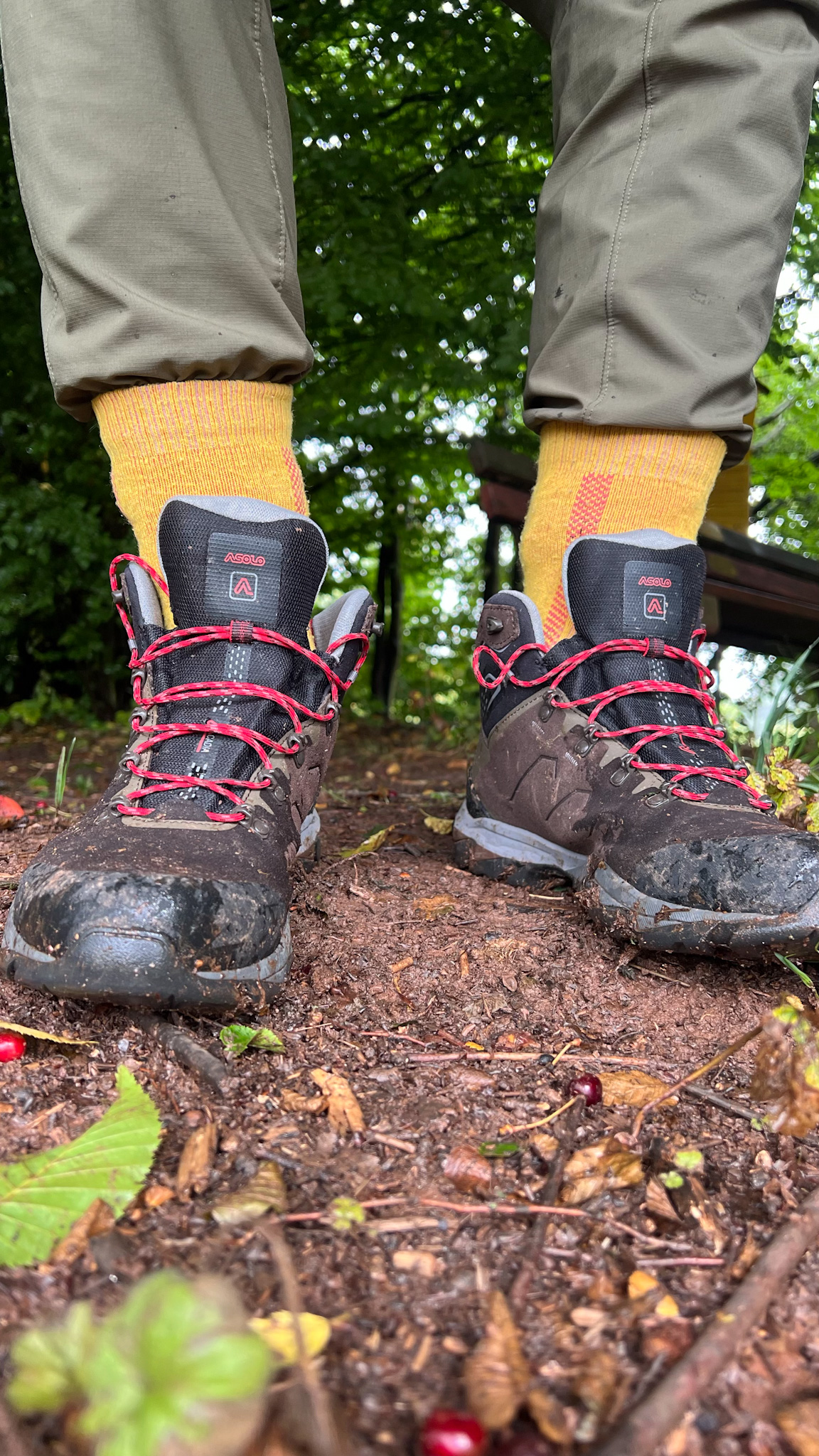 Schuhe bei Dauerregen