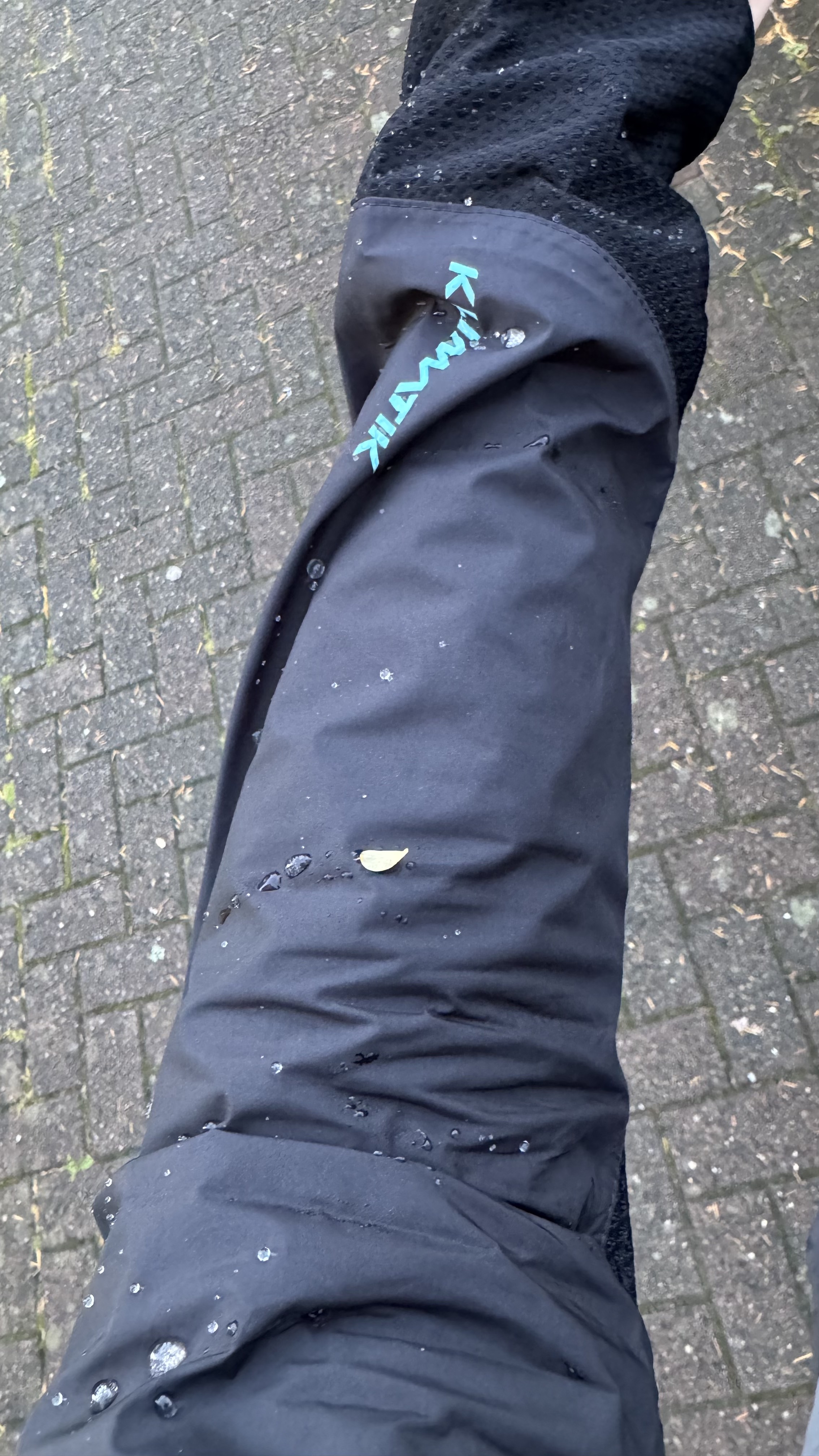 Regen auf Jacke 2