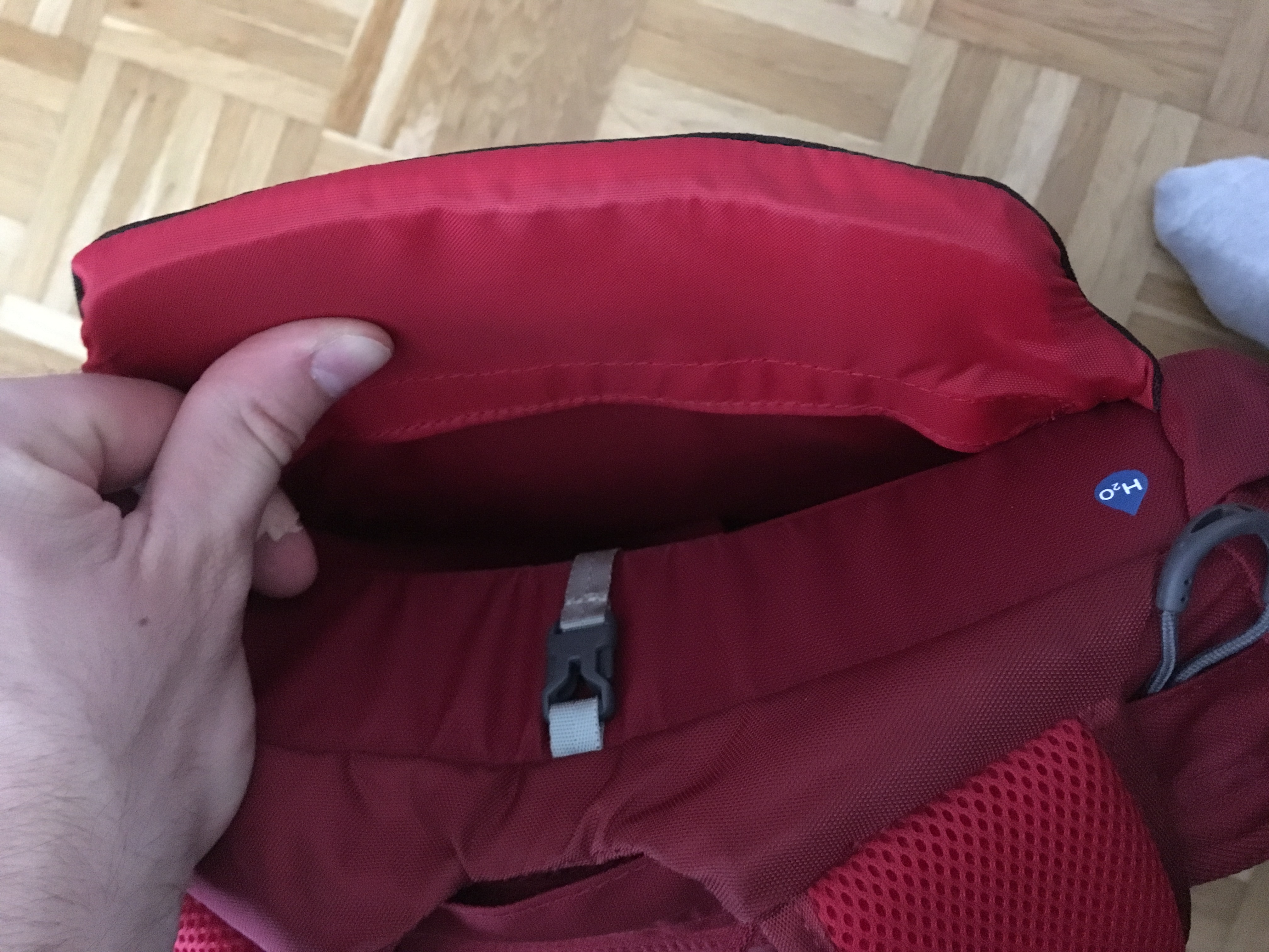 Trinkblasenzugang sehr eng