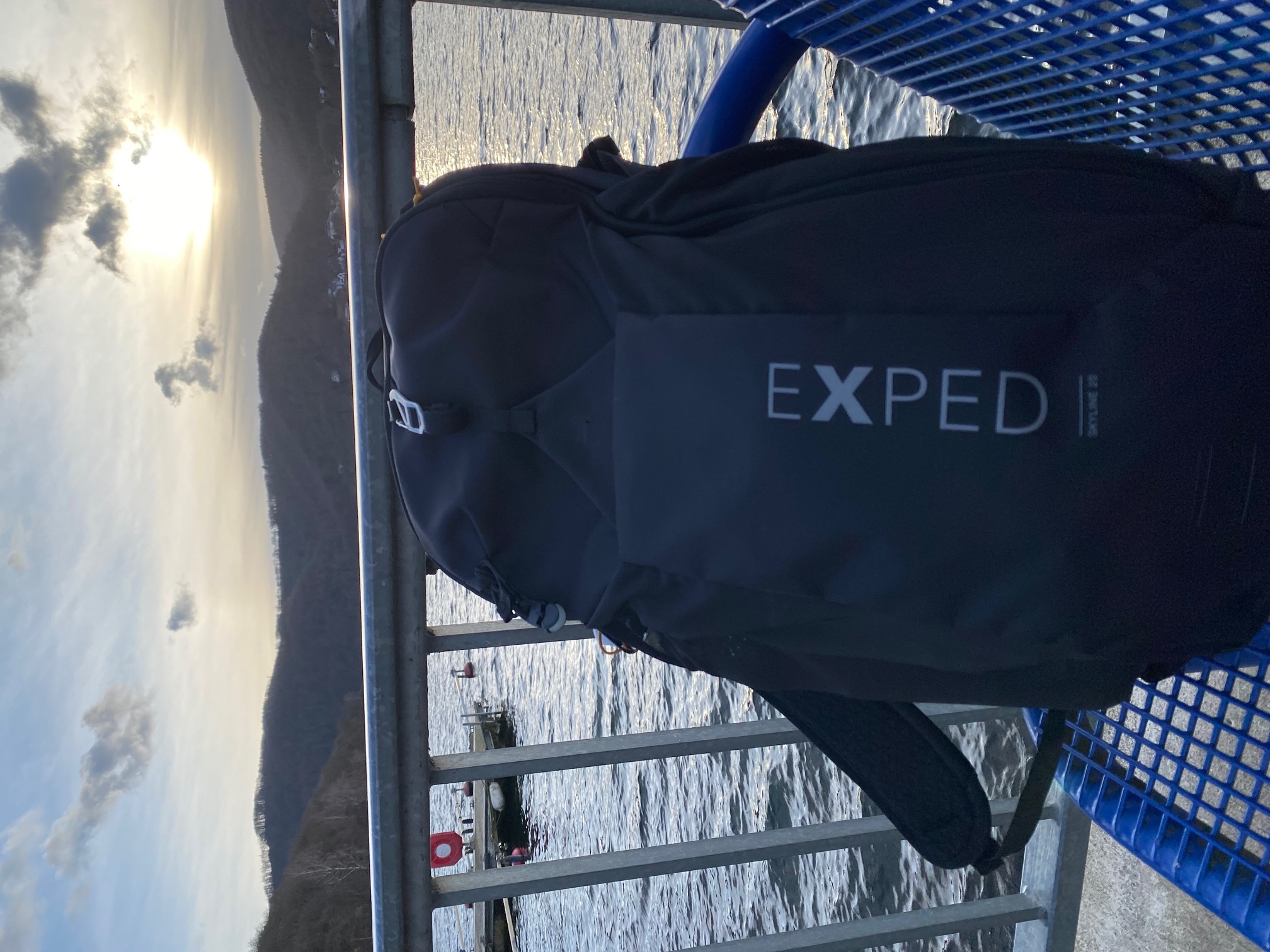 Ansicht des Rucksacks