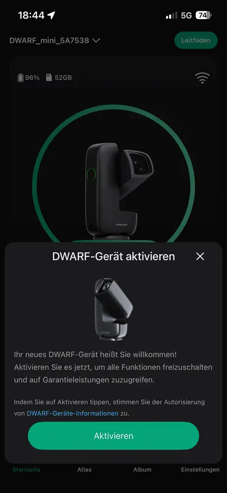 Der kompetente OUTSIDEstories-Test: Dwarf Mini von DWARFLAB, Smart-Teleskop