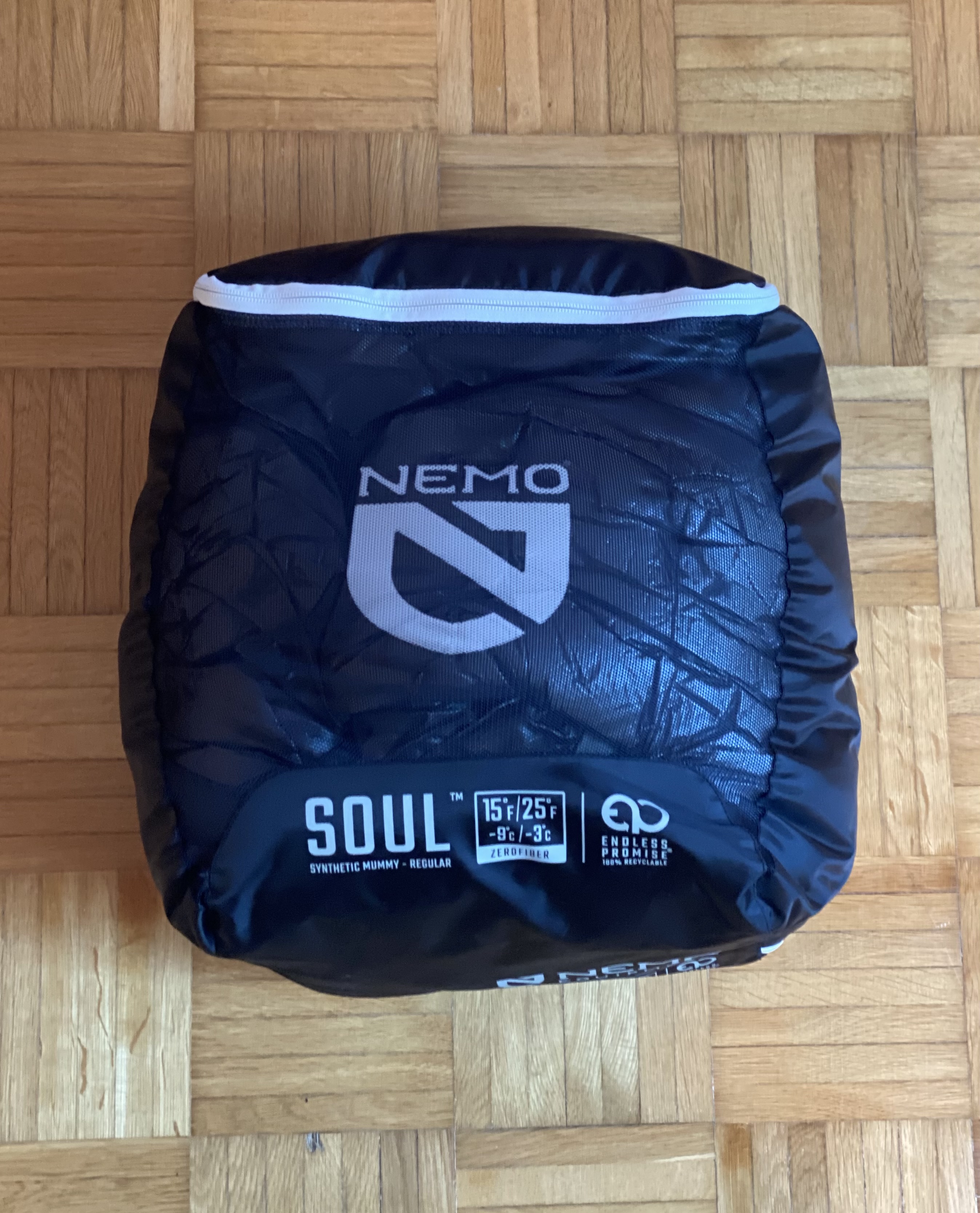 Schlafsack im Packsack