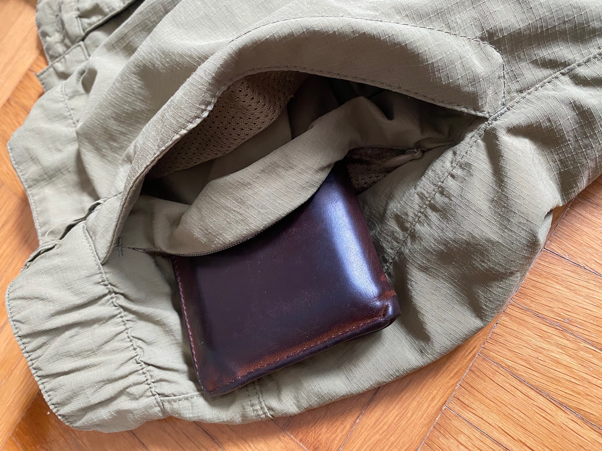 Versteckte Tasche