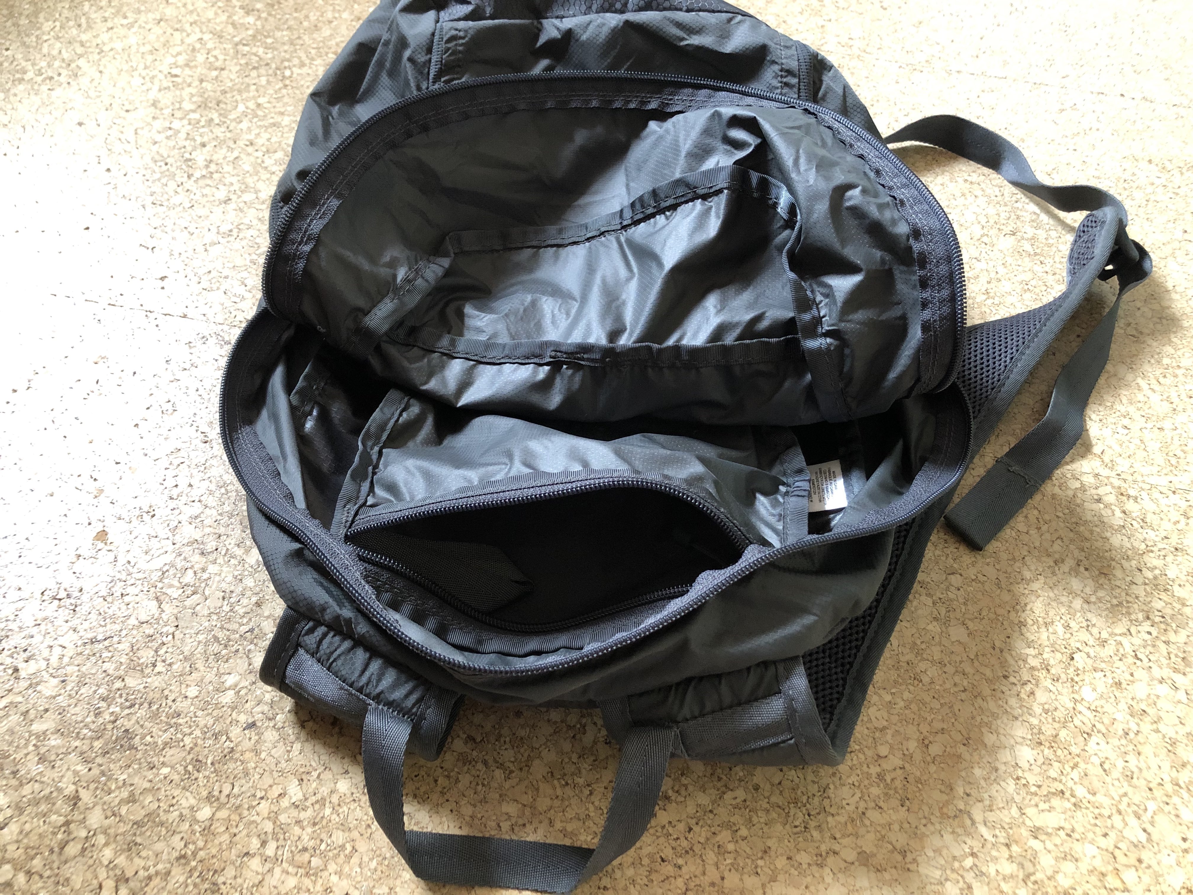 Die Innentasche, die auch der Packsack ist