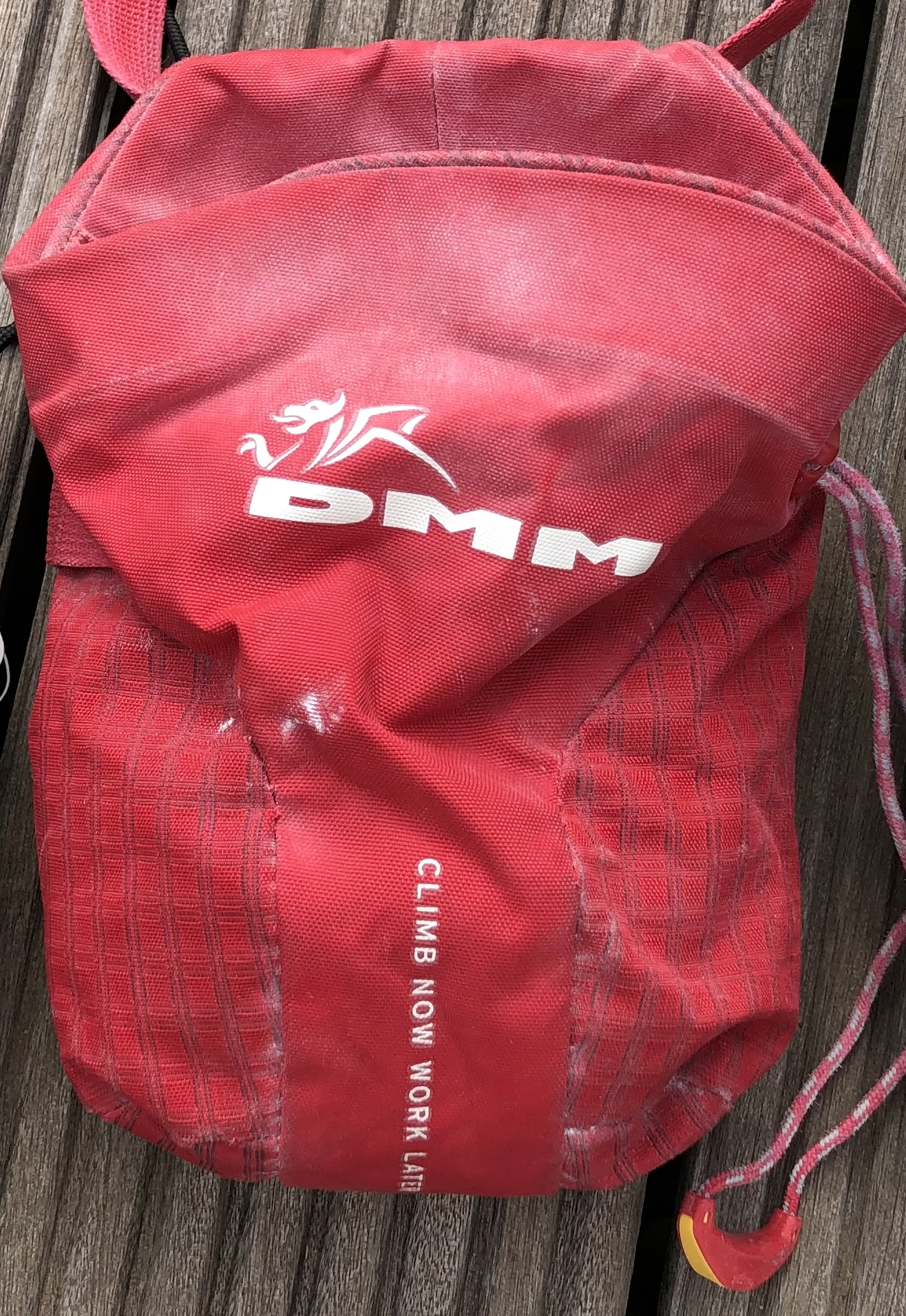 Der Chalkbag von vorne