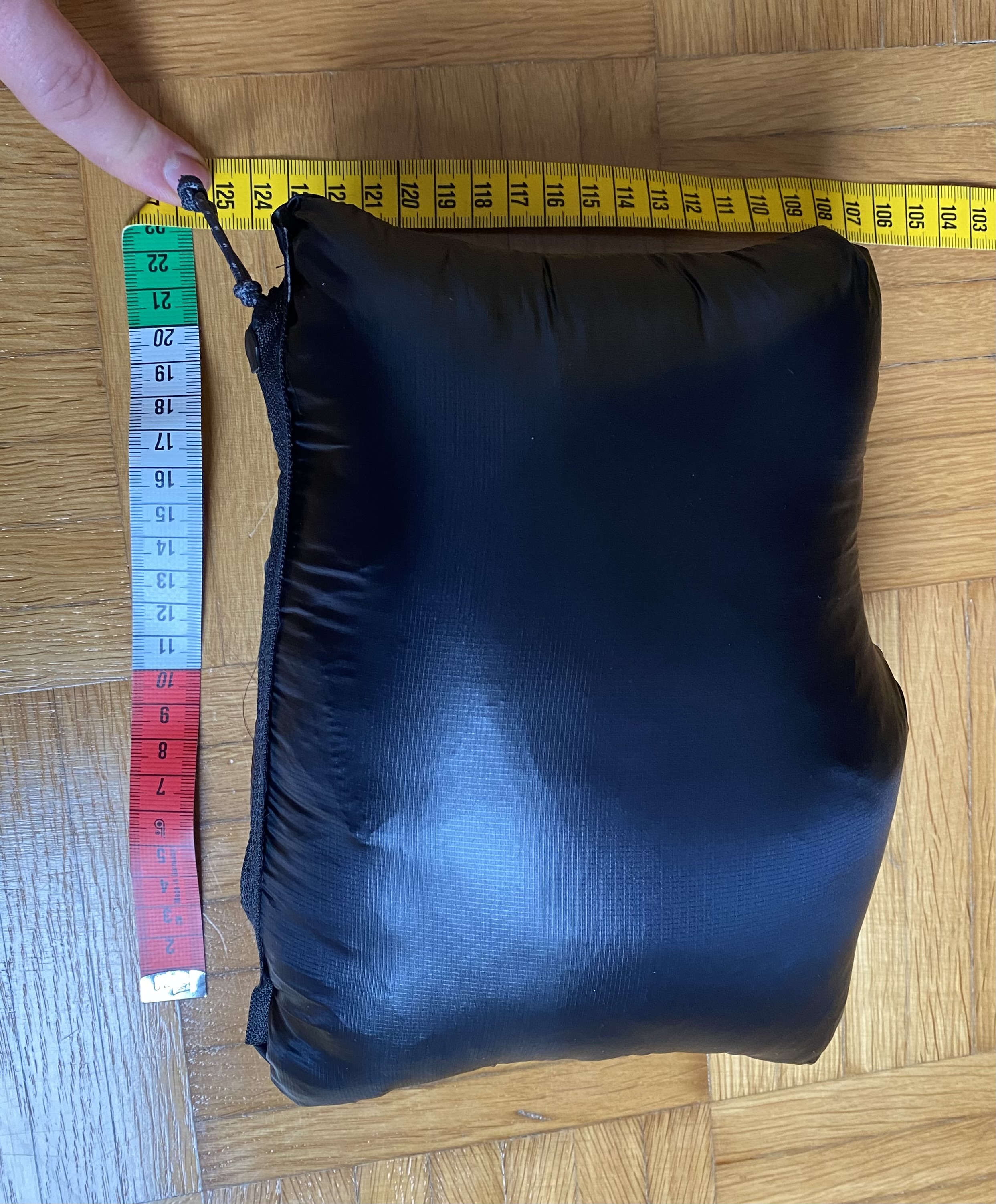 Jacke im Packsack
