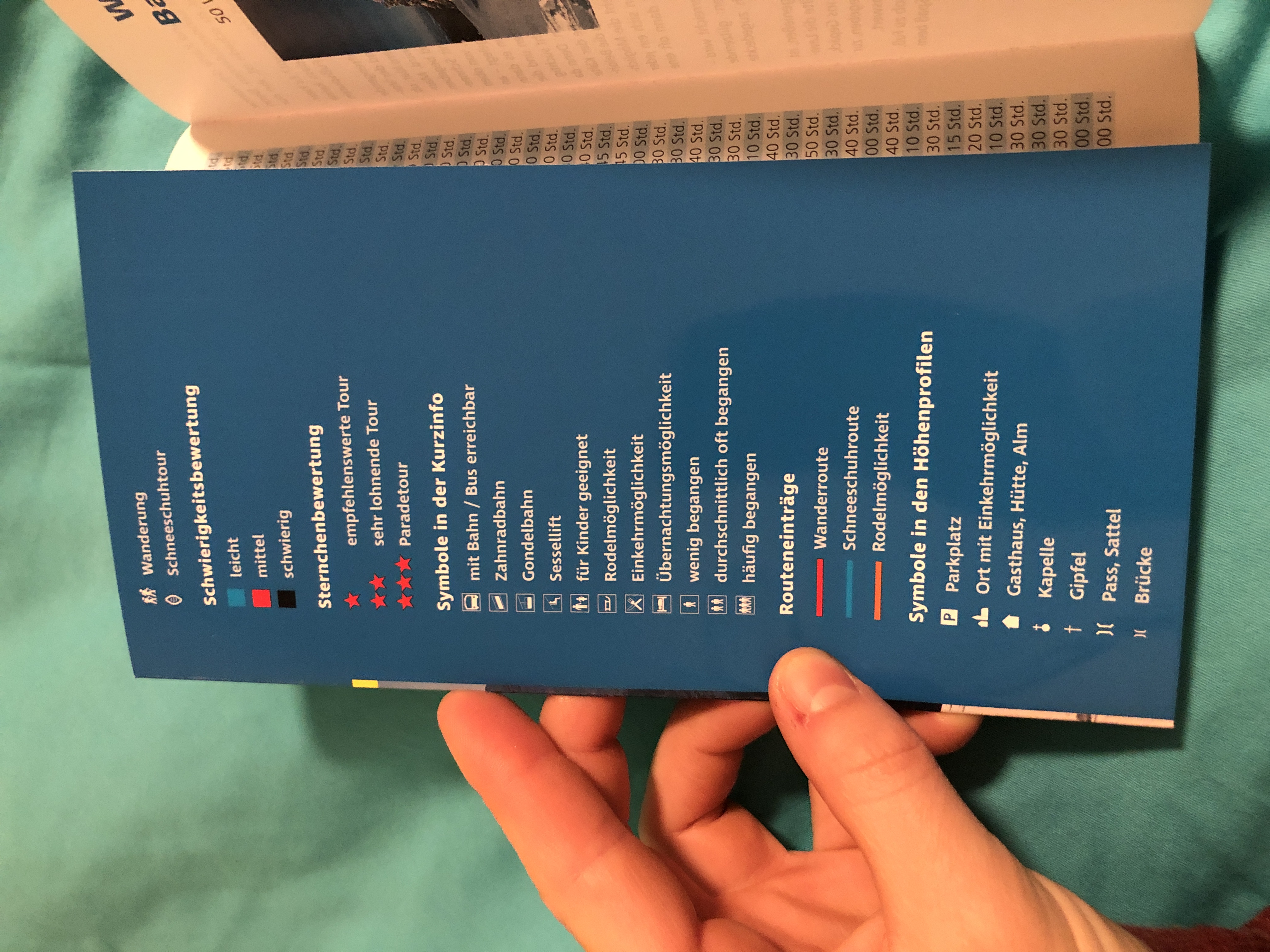 Die Hinweise zur Übersichtsseite