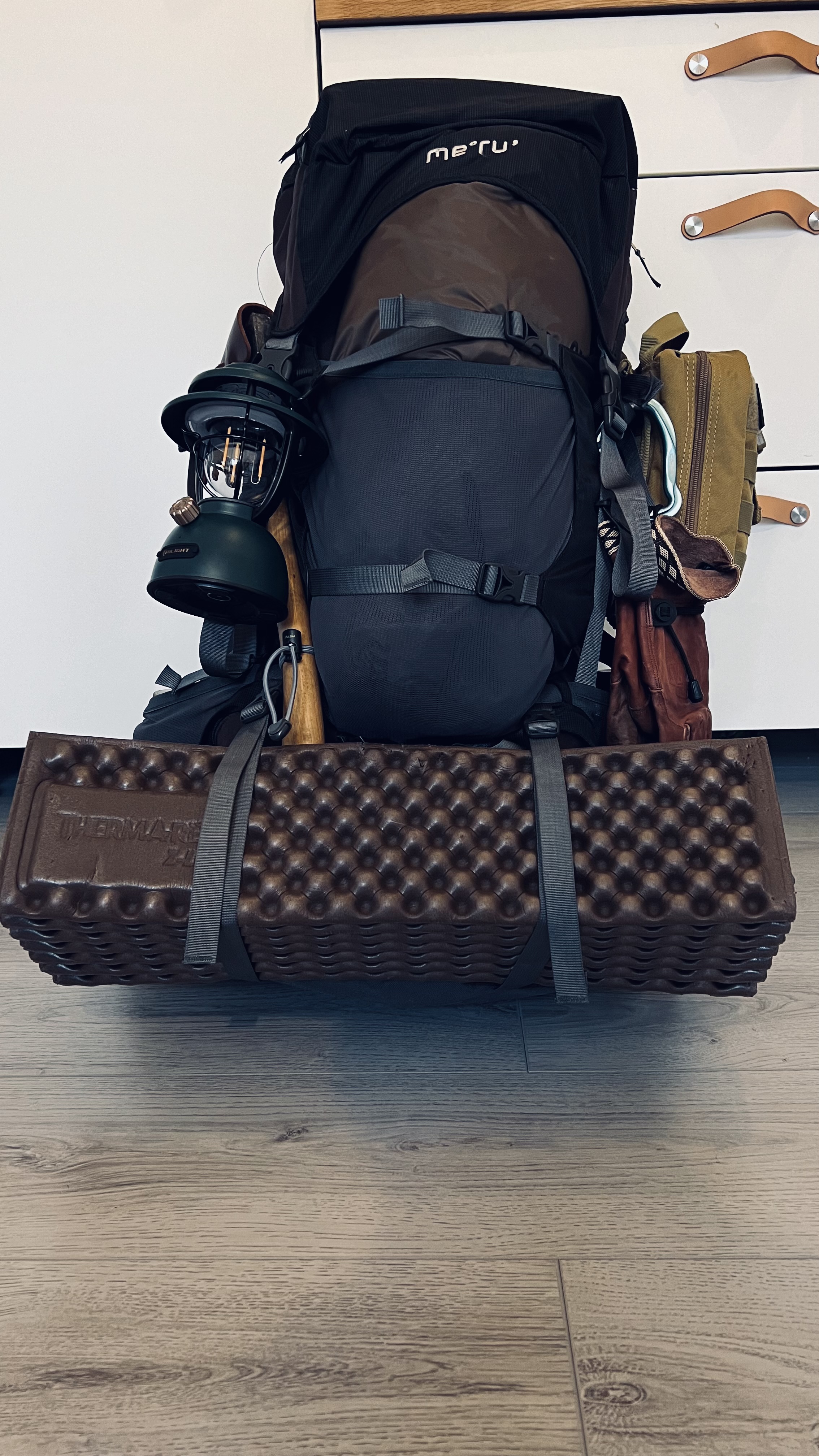 Rucksack für Bushcraft-Overnighter