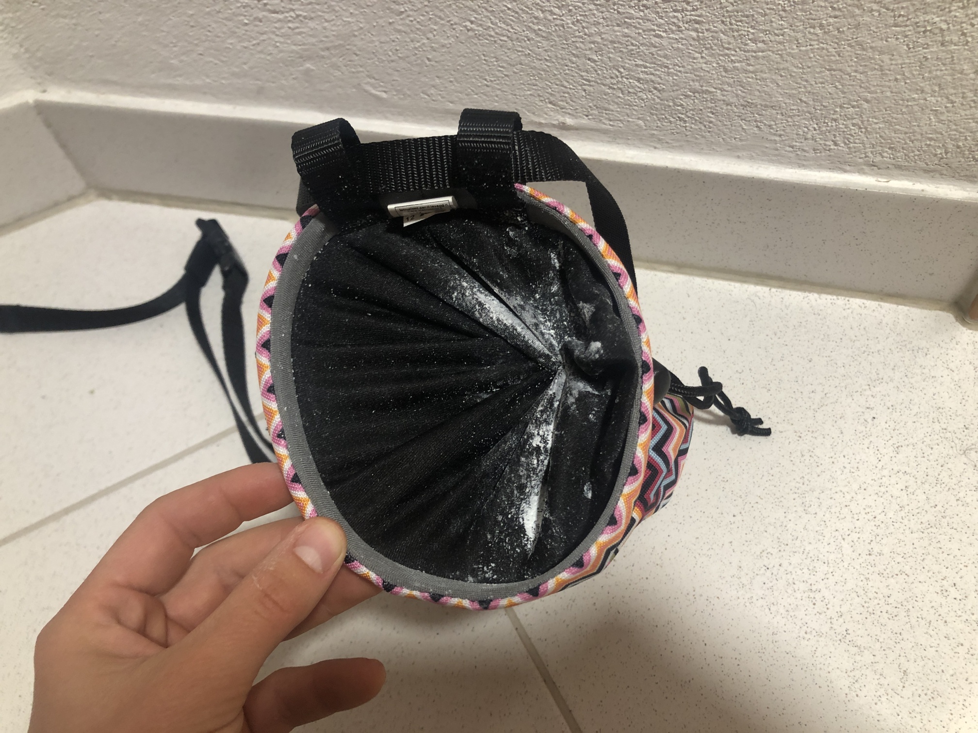 Das Verschlussystem für das Chalkbag