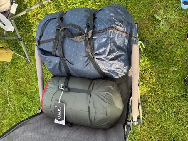Der OUTSIDEstories-Test: OUTWELL Constellation Lux Green - Schlafsack
