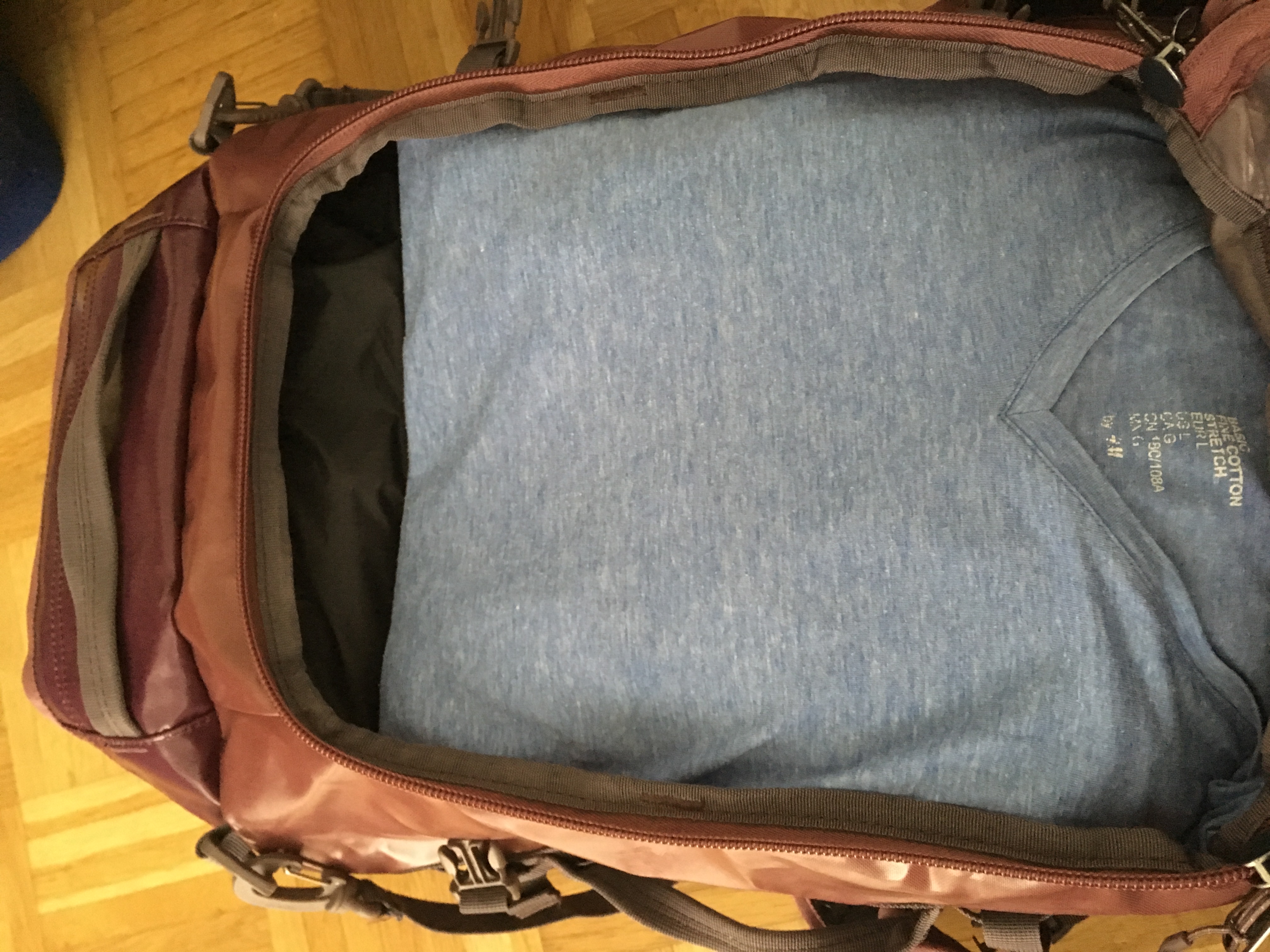 voll beladen für die Wochenendreise