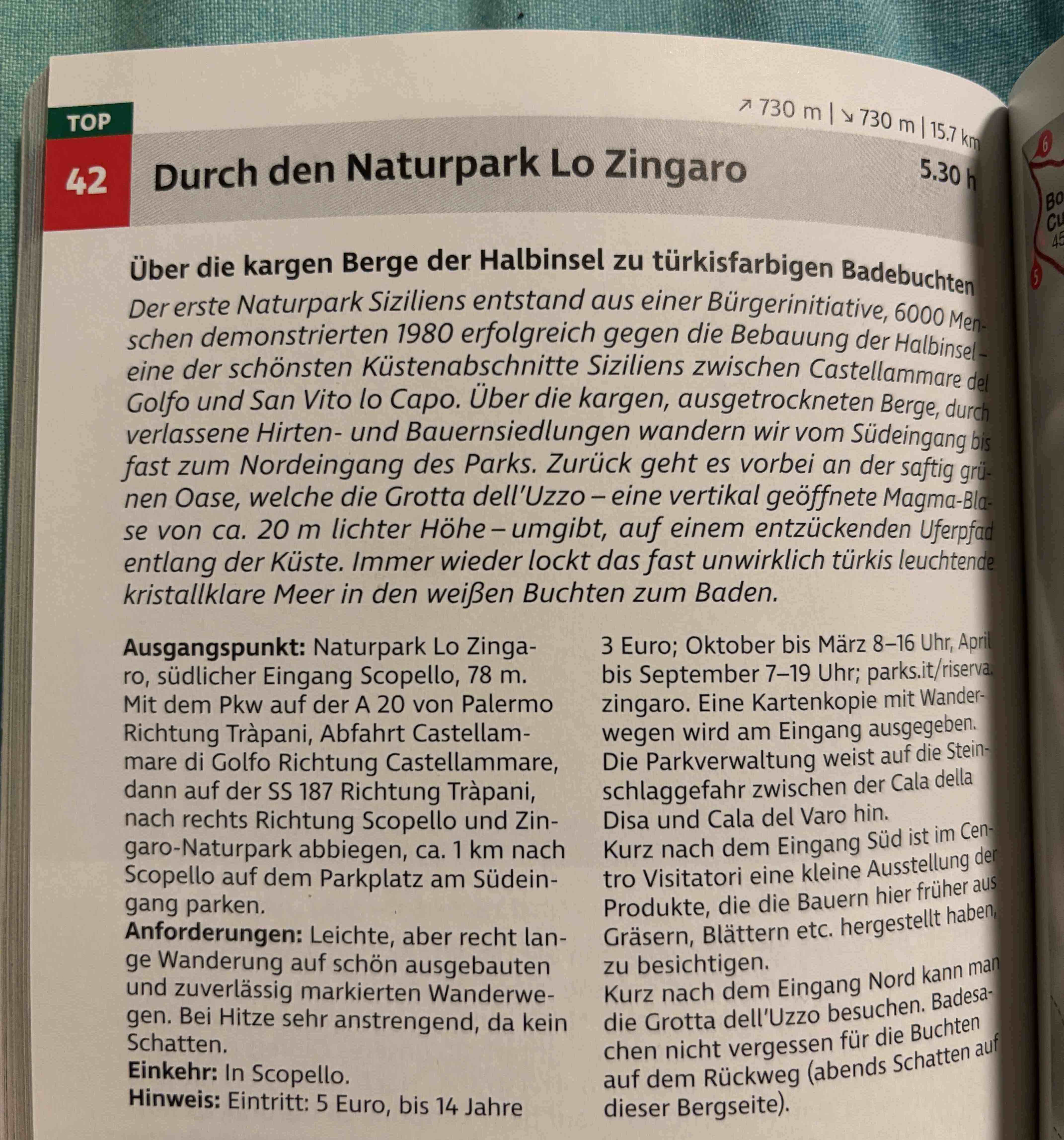 Einleitung der Tourenbeschreibung