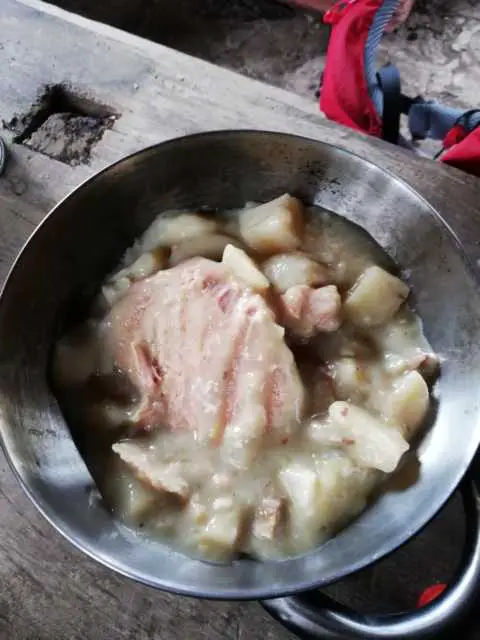 Das Menü in der Pfanne