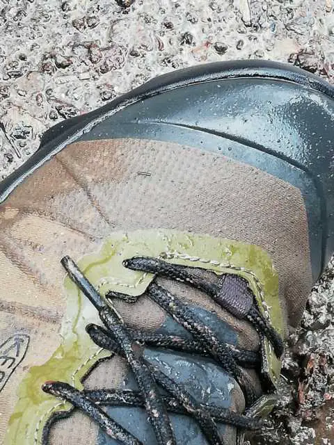 Der wasserdichte Schuh