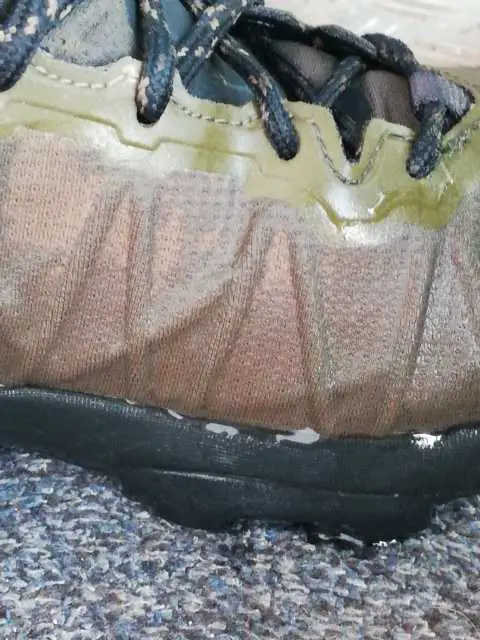Durchweichter Schuh