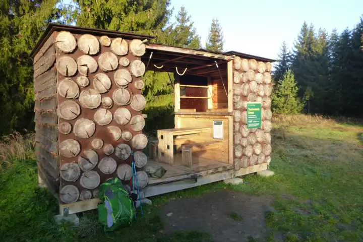 Biwakschachtel zum Übernachten