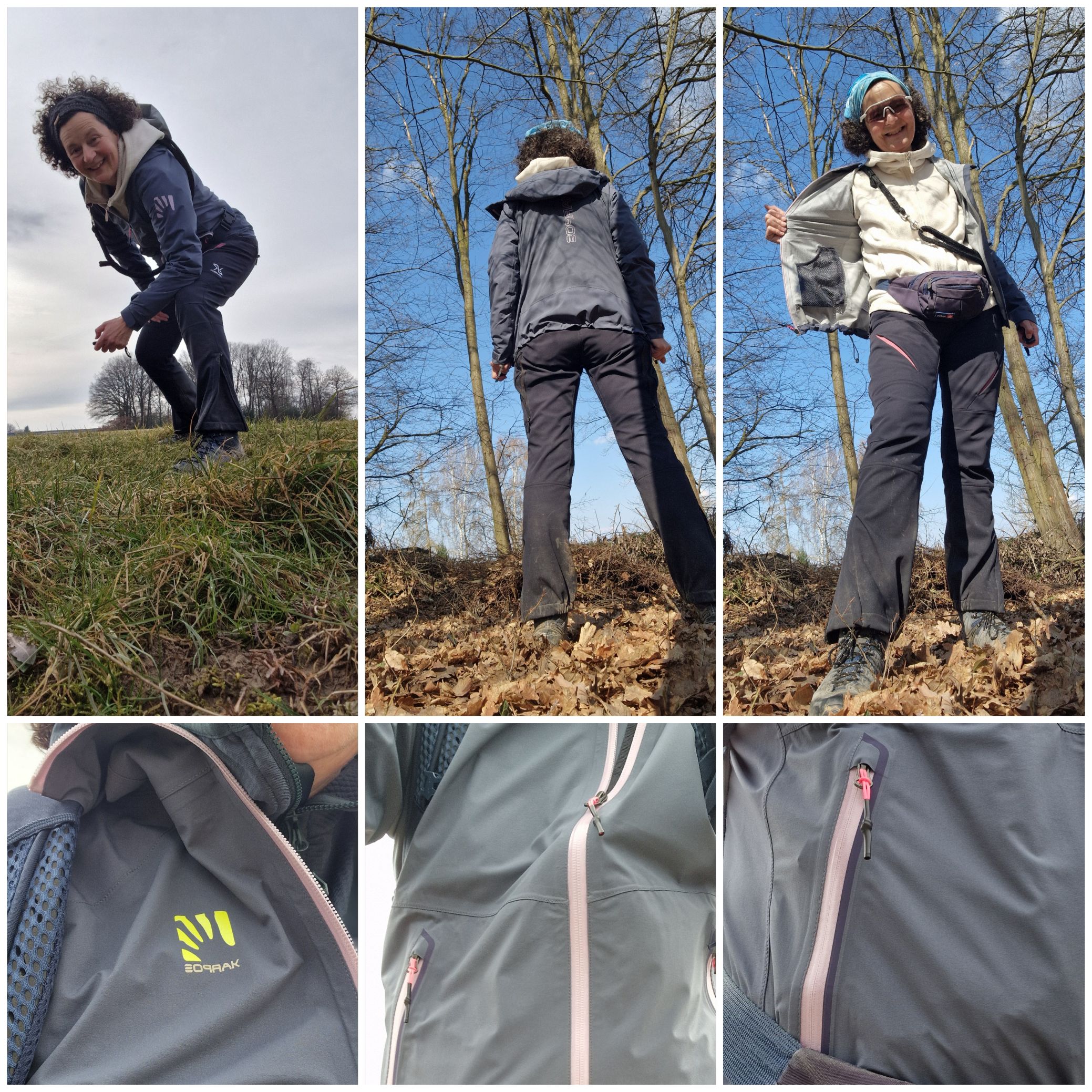 Bequem und leicht, geht die Jacke jede Bewegung mit.
