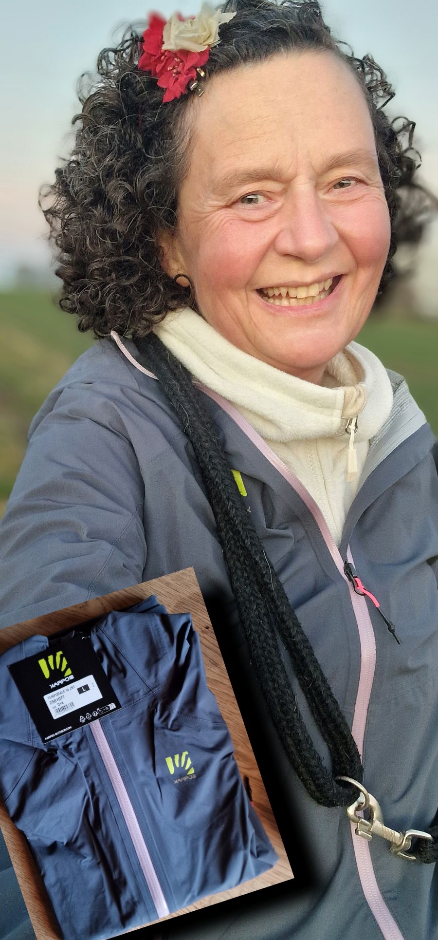 Die Regenjacke von Karpos im Test.