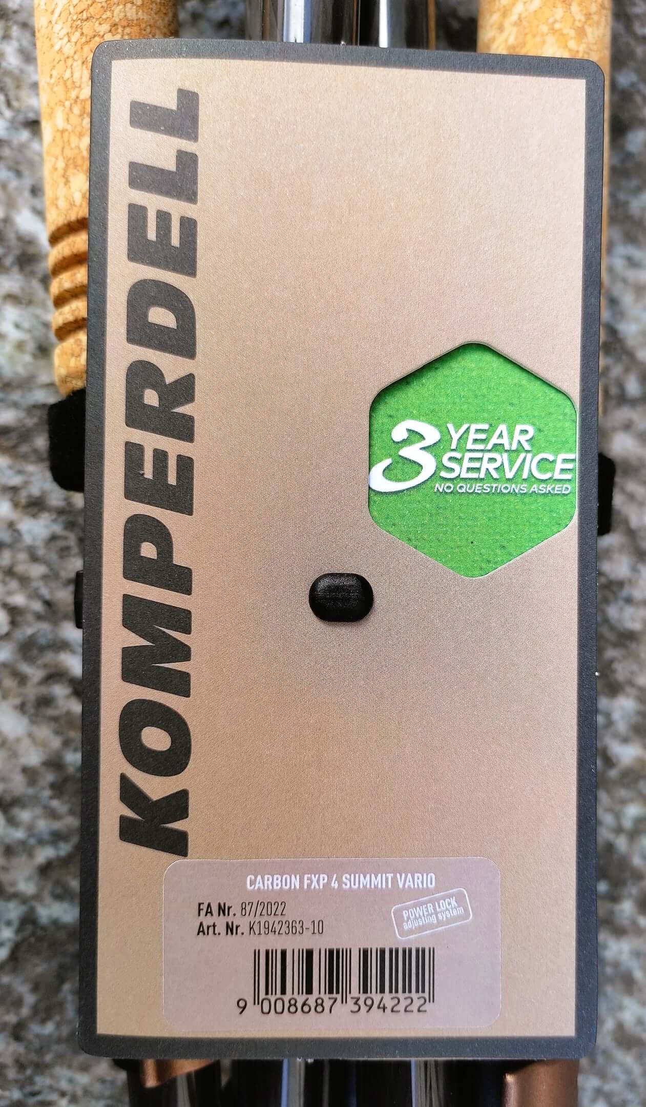 Komperdell Carbon FXP 4 Summit Vario 8