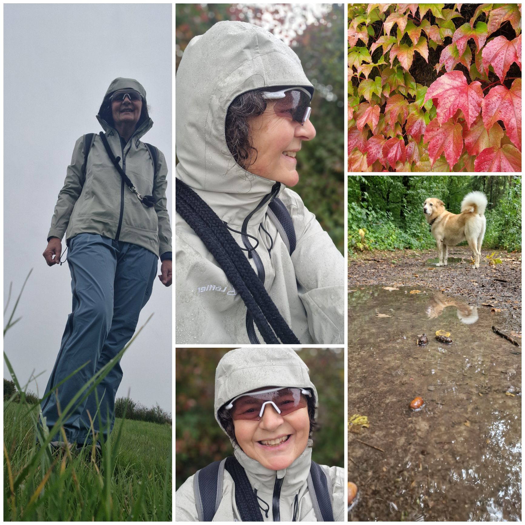 Bei jedem Wetter unterwegs in der schönen Heimat.