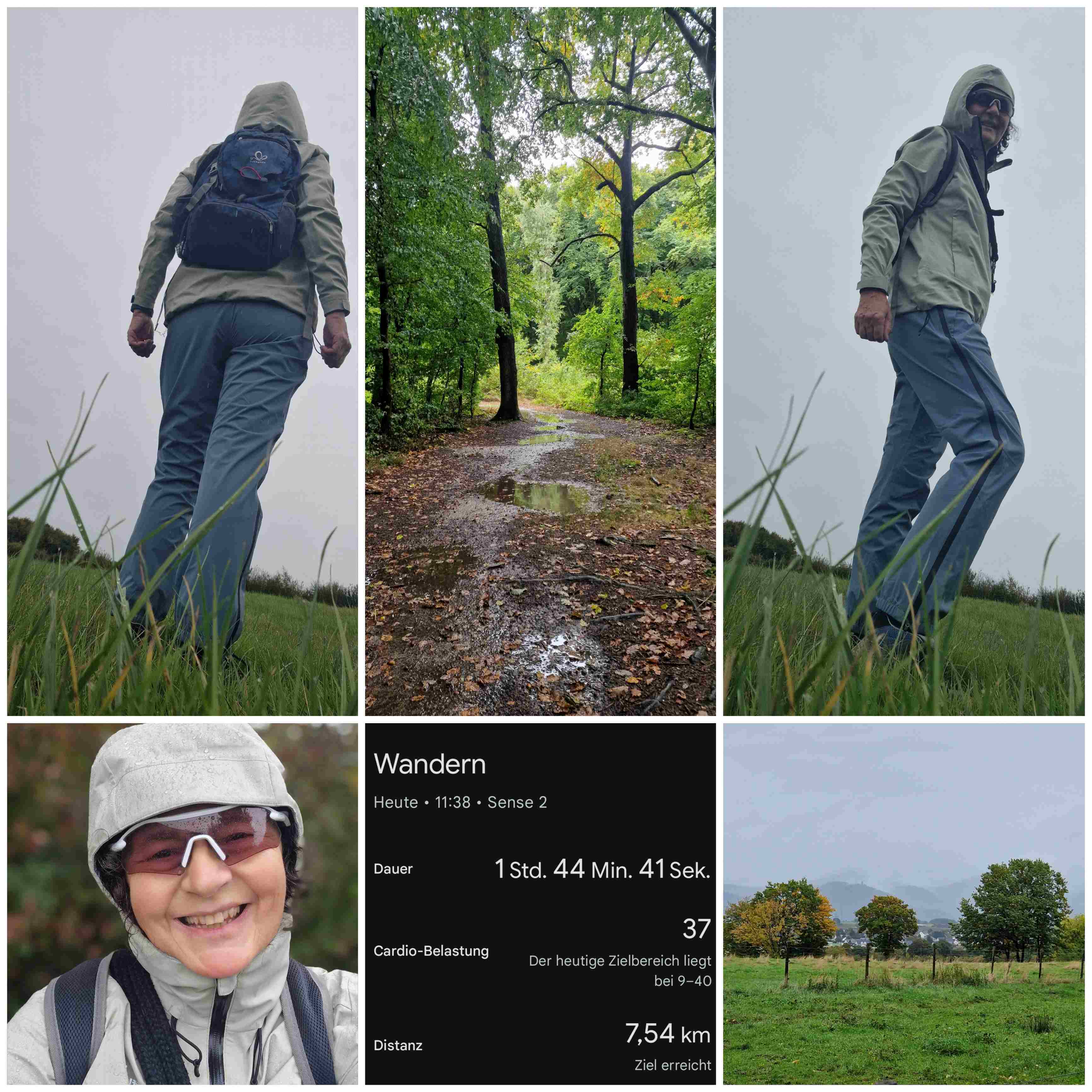 Ich habe die Regenjacke 6 Wochen lang unter verschiedenen Bedingungen getestet.