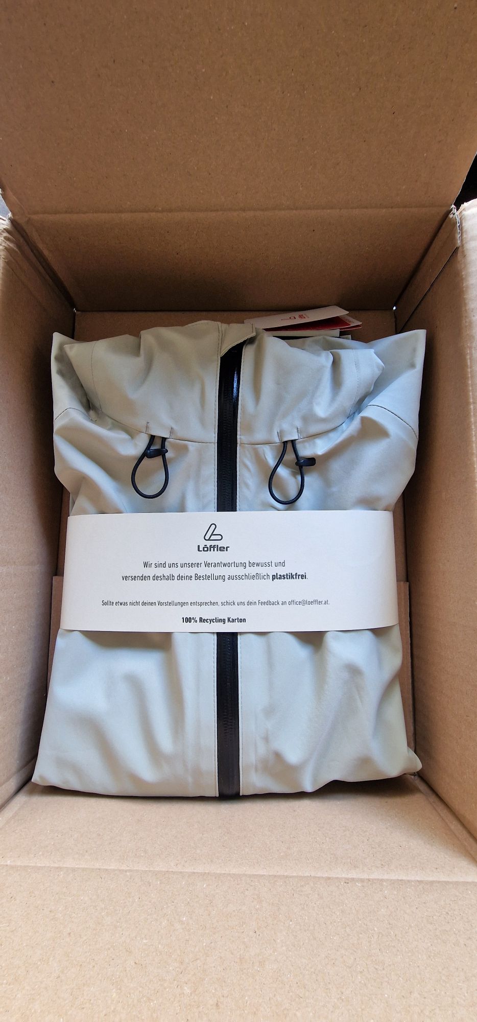 Nachhaltigkeitsgedanken werden gelebt. Plastikfreier Versand unterstützt eine Welt mit weniger Verpackungsmüll
